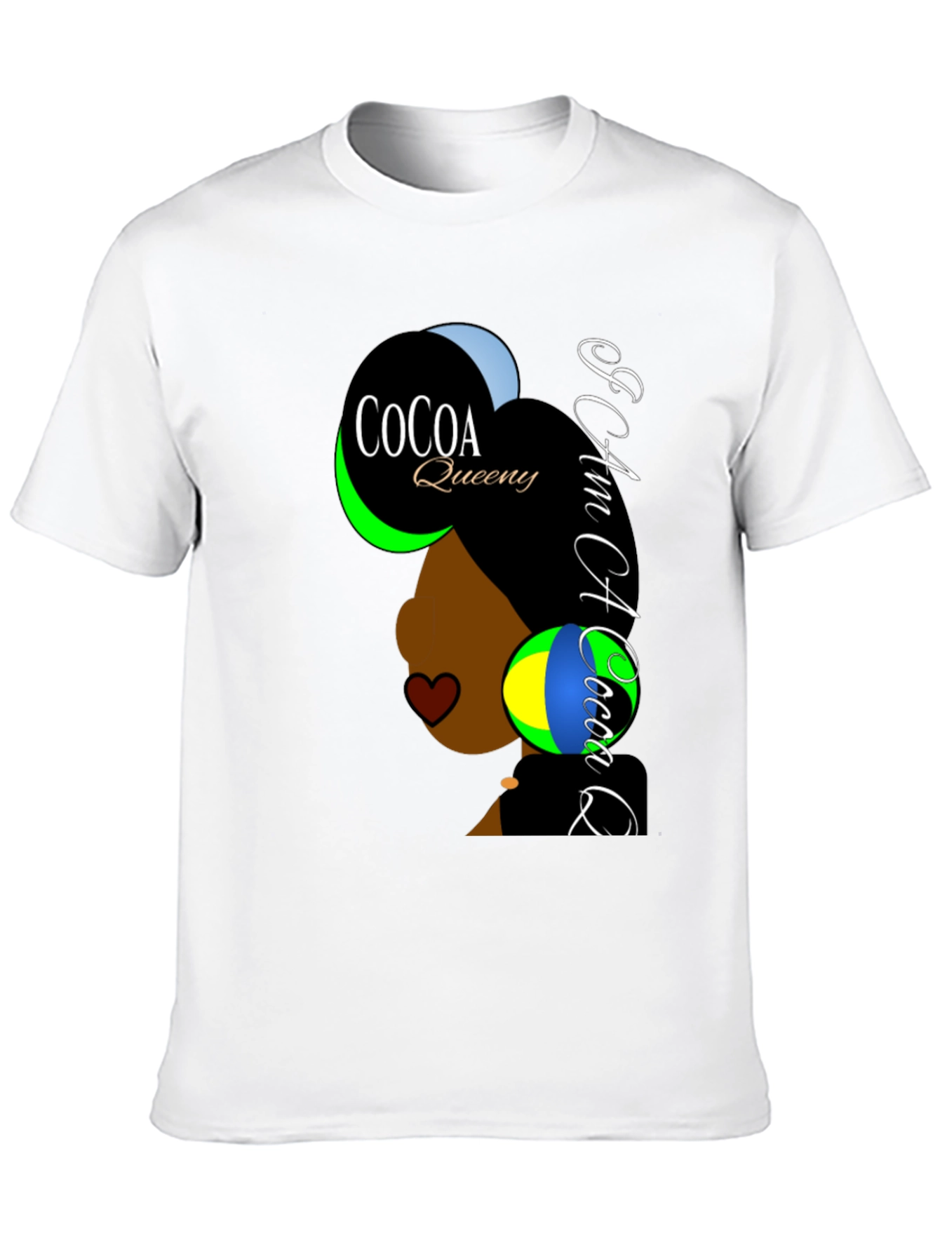 Cocoa Queen T-Shirt - Afrocentric Fashion