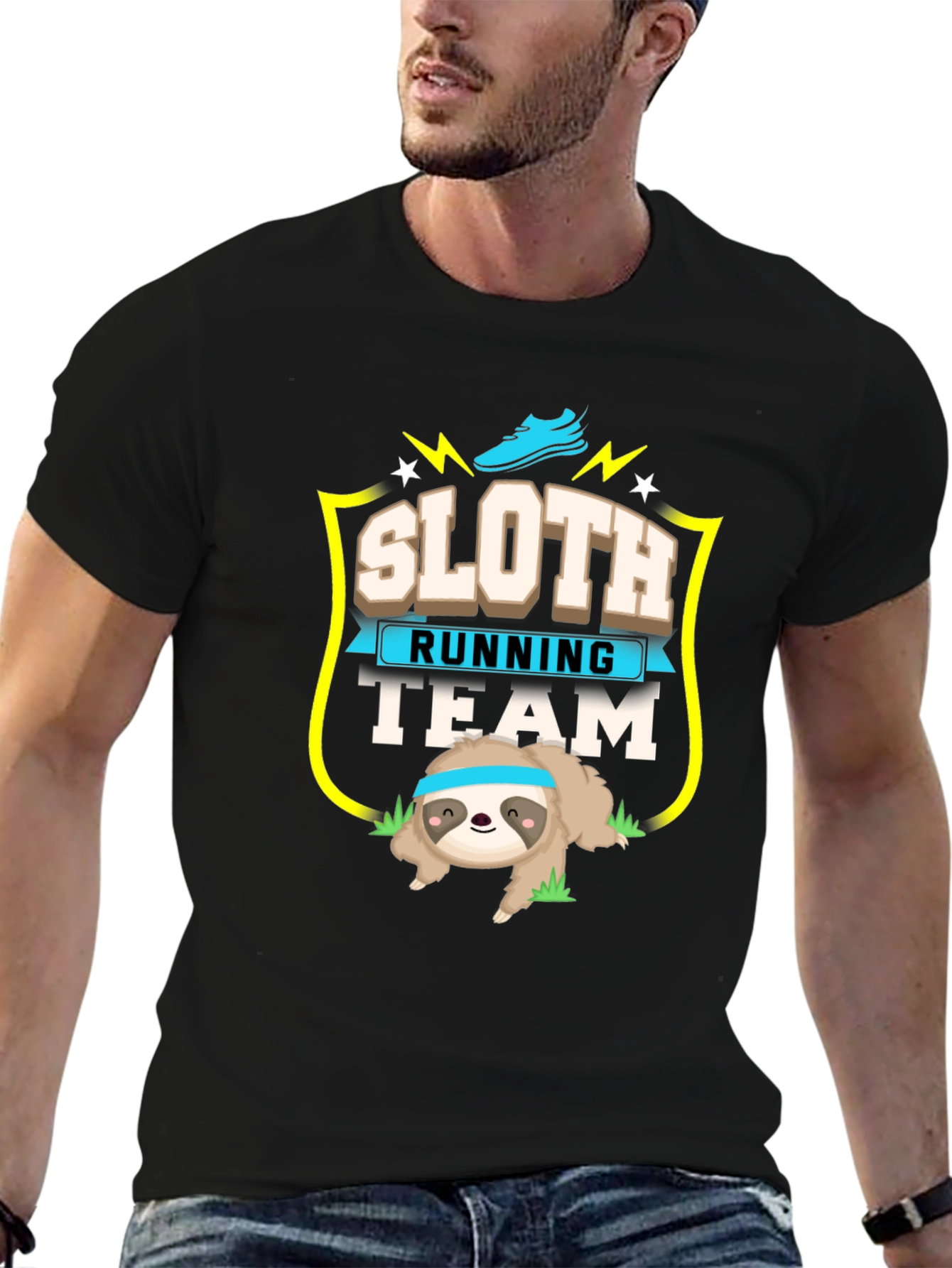 Sloth Running Team Graphic Tee