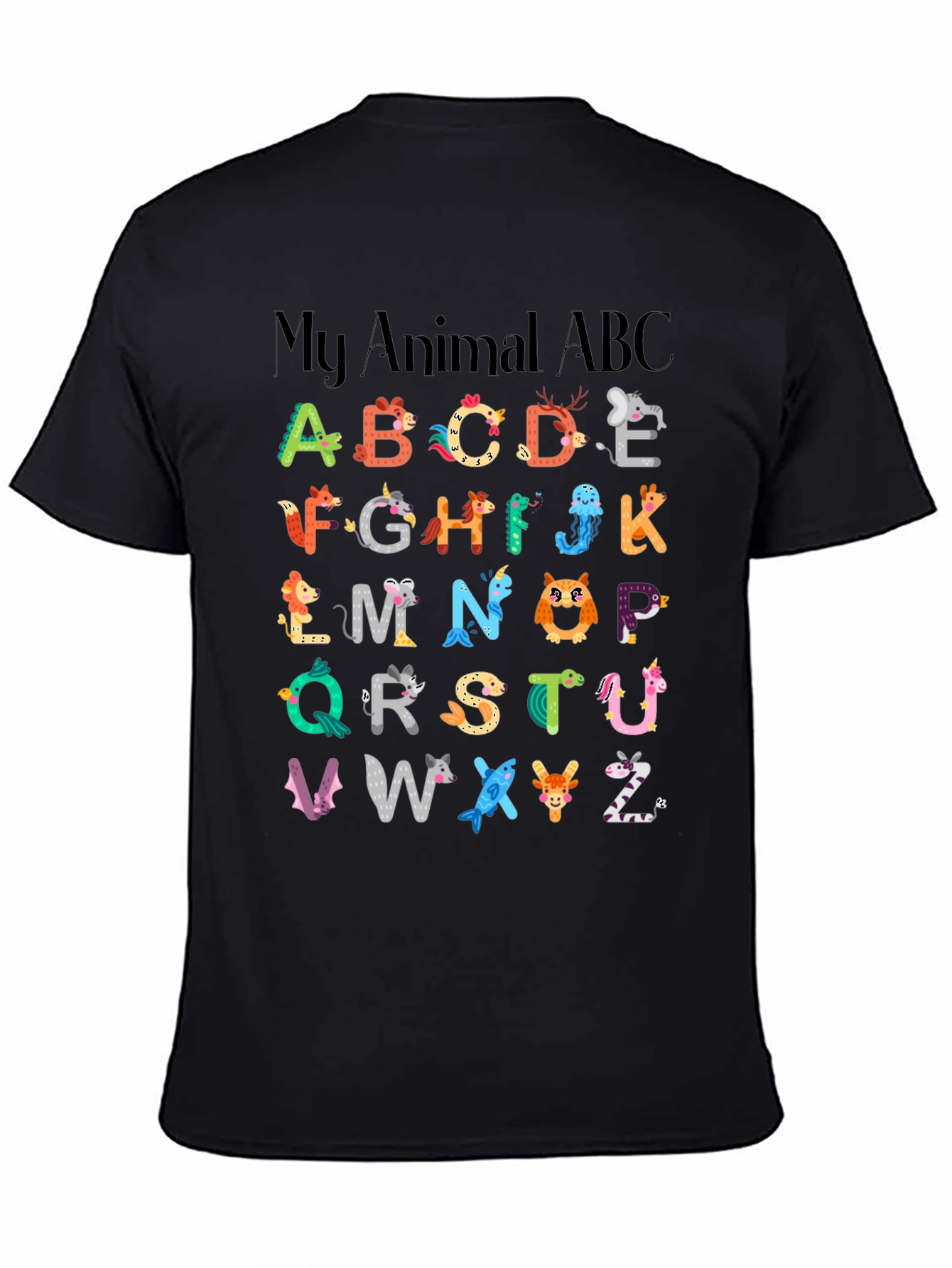 Animal ABC T-Shirt - Educational Kids Tee