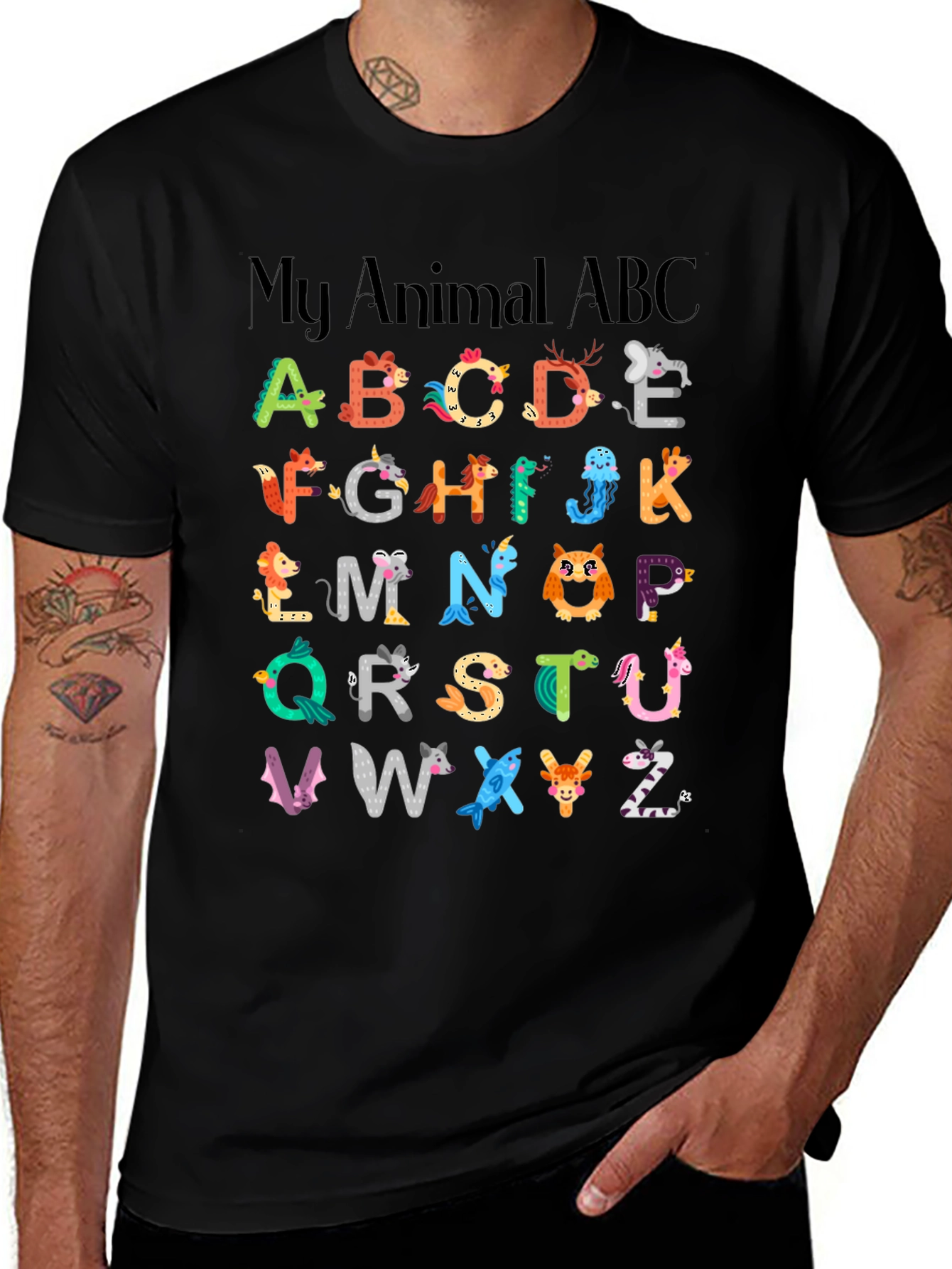 Animal ABC T-Shirt - Educational Kids Tee