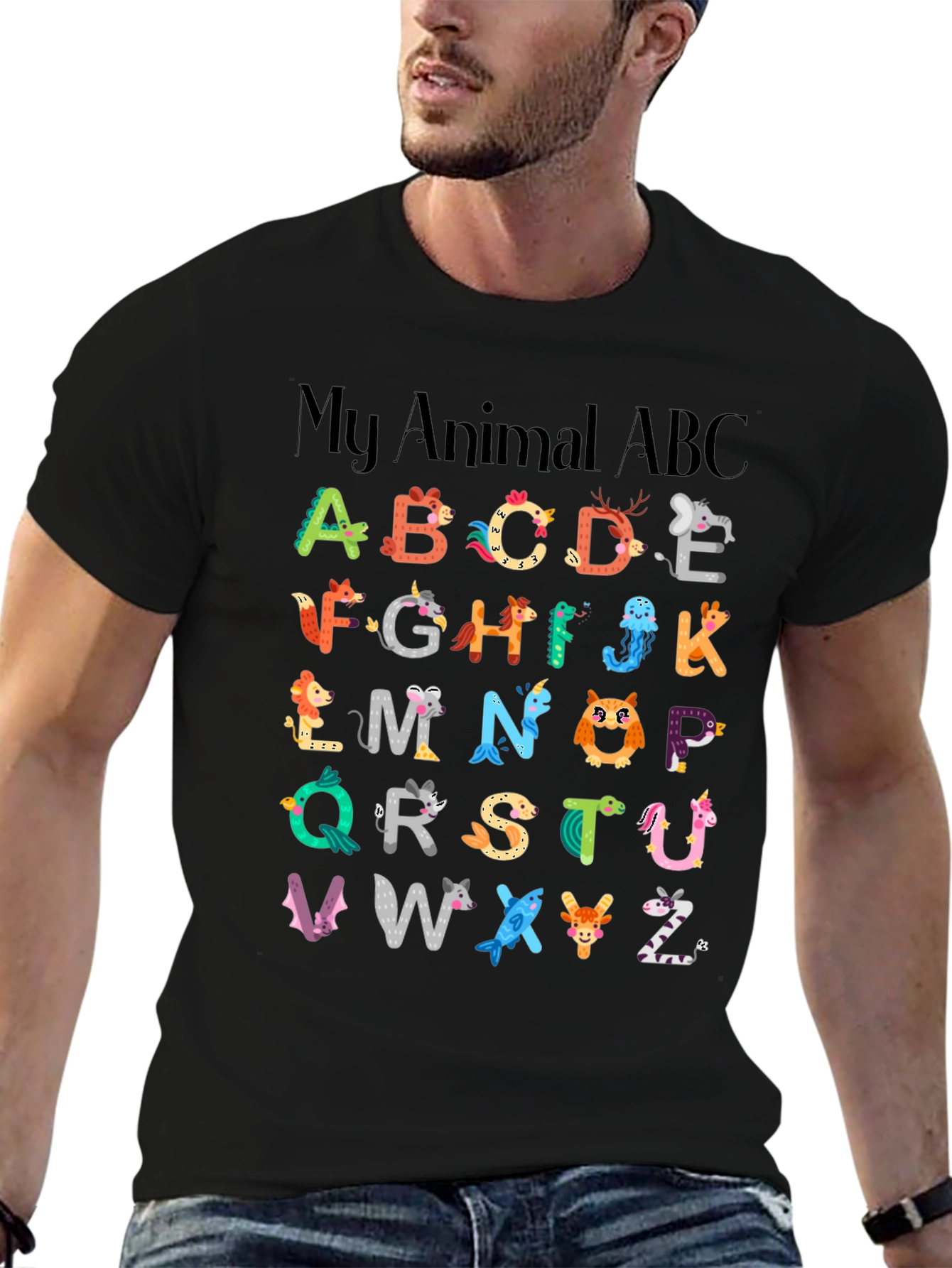 Animal ABC T-Shirt - Educational Kids Tee