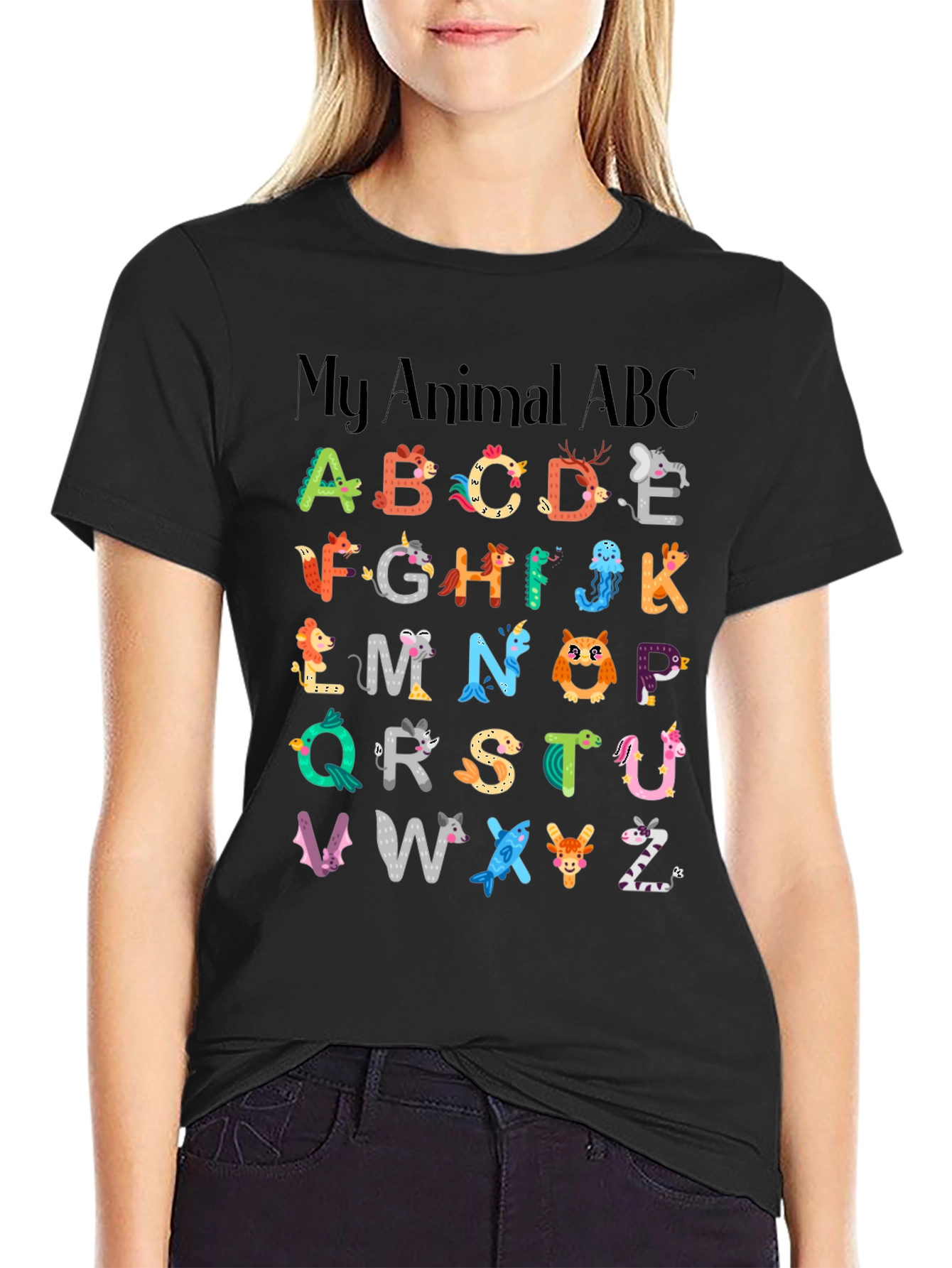 Animal ABC T-Shirt - Educational Kids Tee