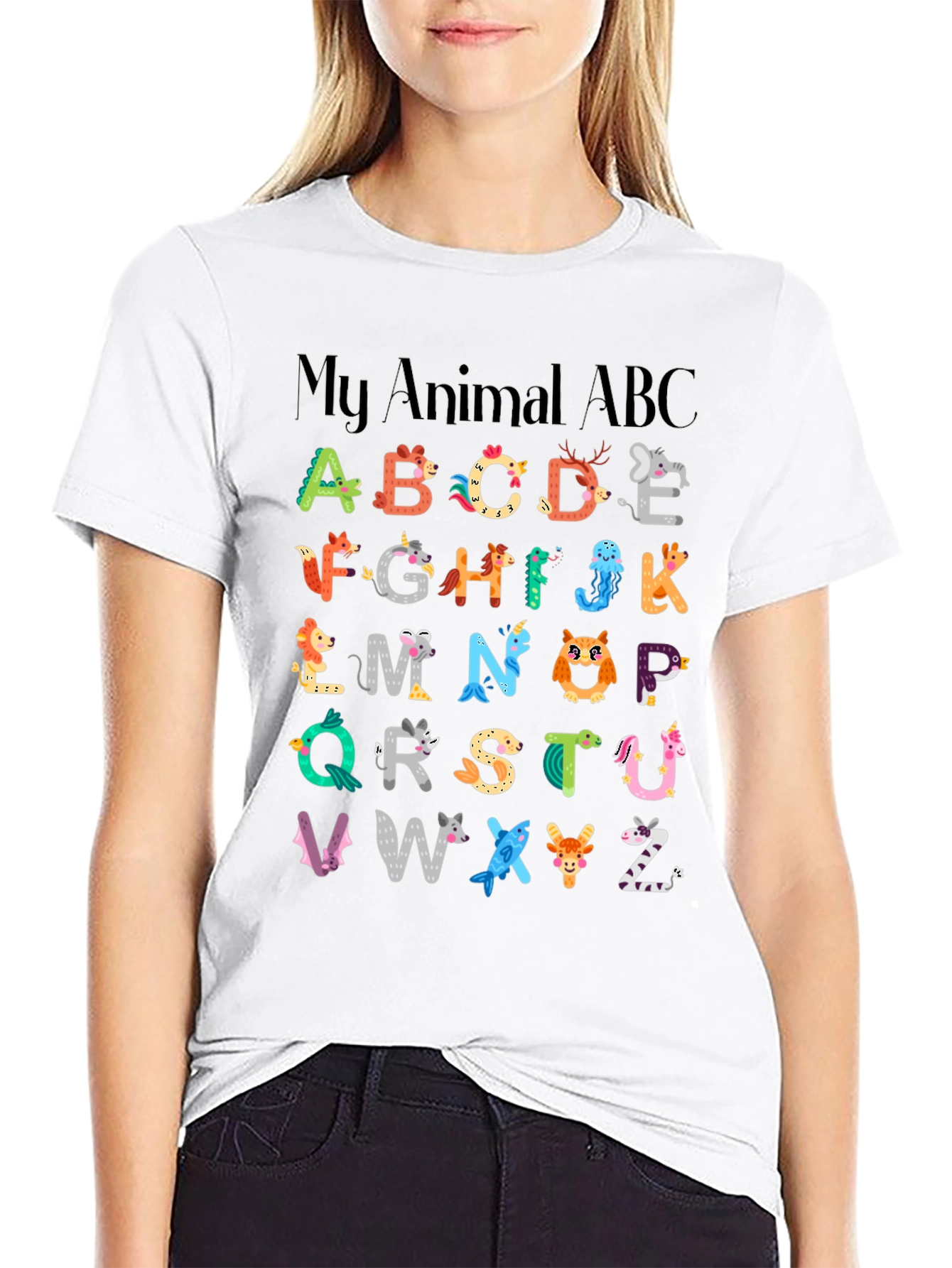 Animal ABC T-Shirt - Educational Kids Tee