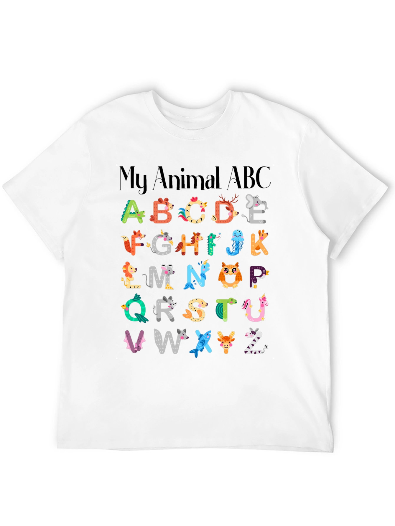 Animal ABC T-Shirt - Educational Kids Tee