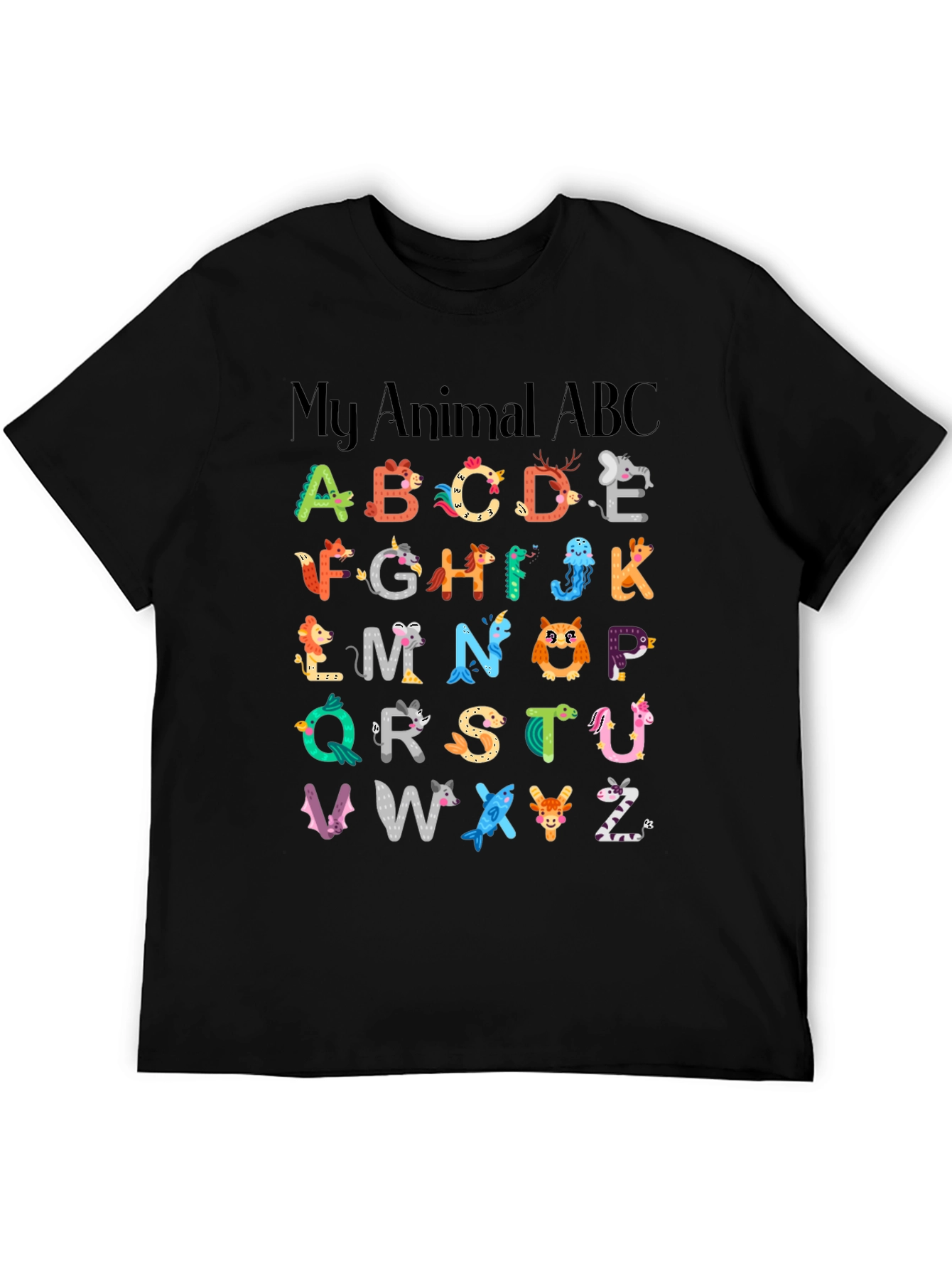 Animal ABC T-Shirt - Educational Kids Tee