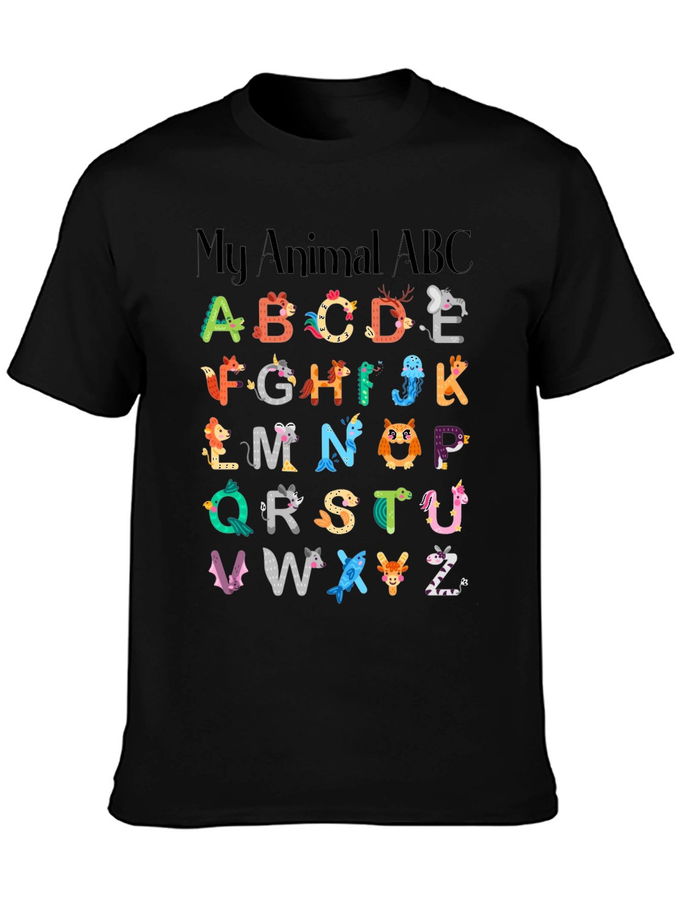 Animal ABC T-Shirt - Educational Kids Tee