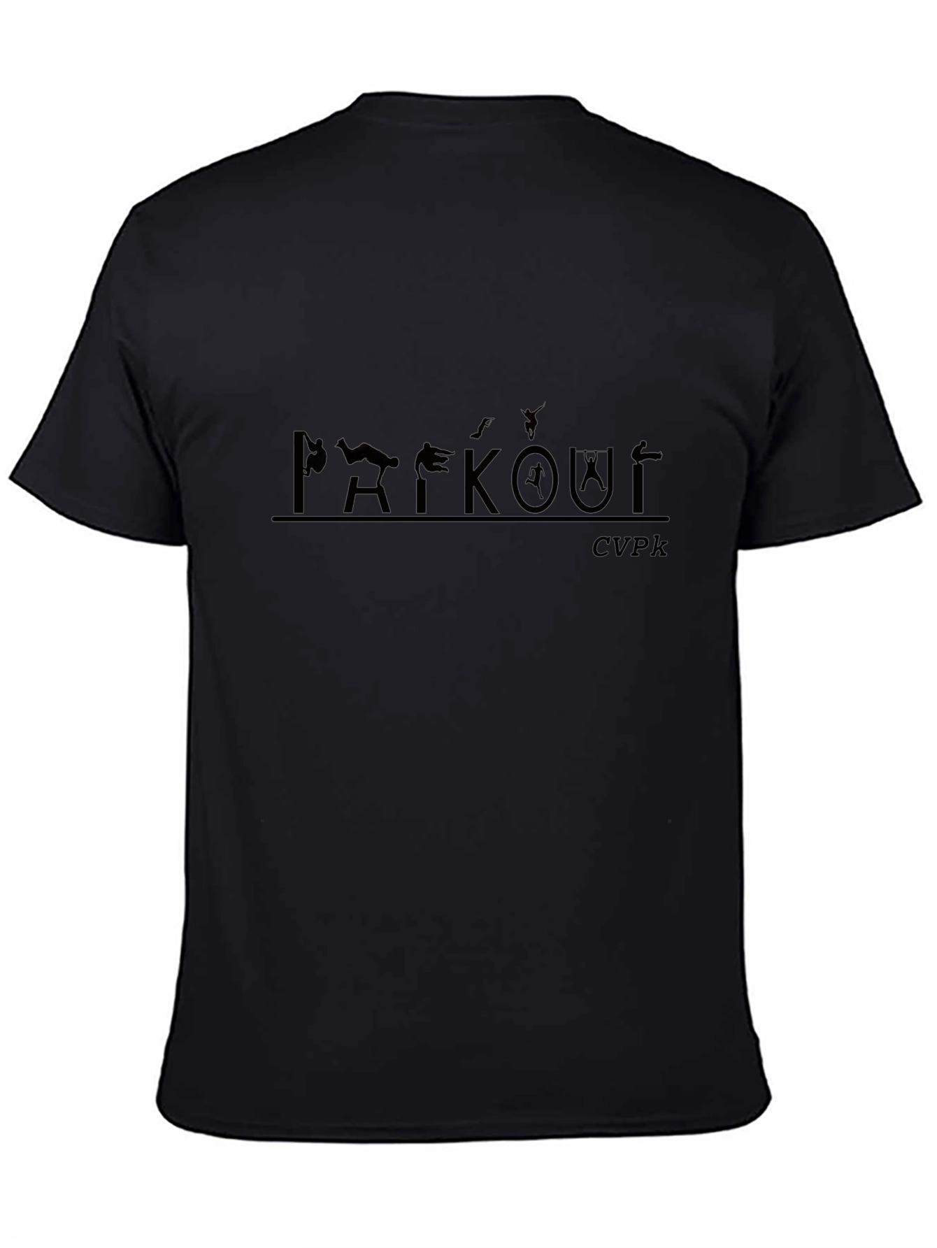 Parkour Graphic Black T-Shirt