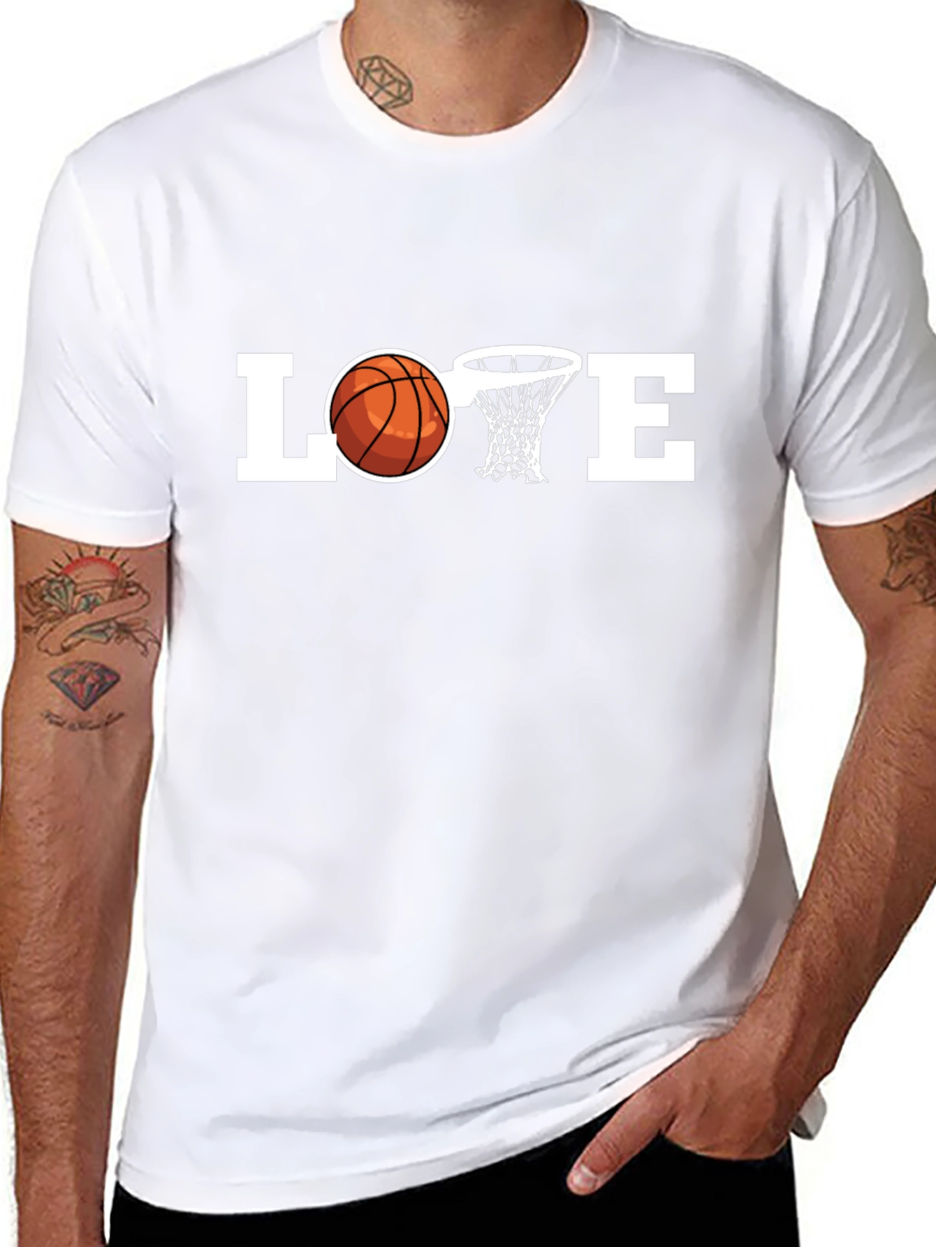 Basketball Love T-Shirt - Sports Fan Tee