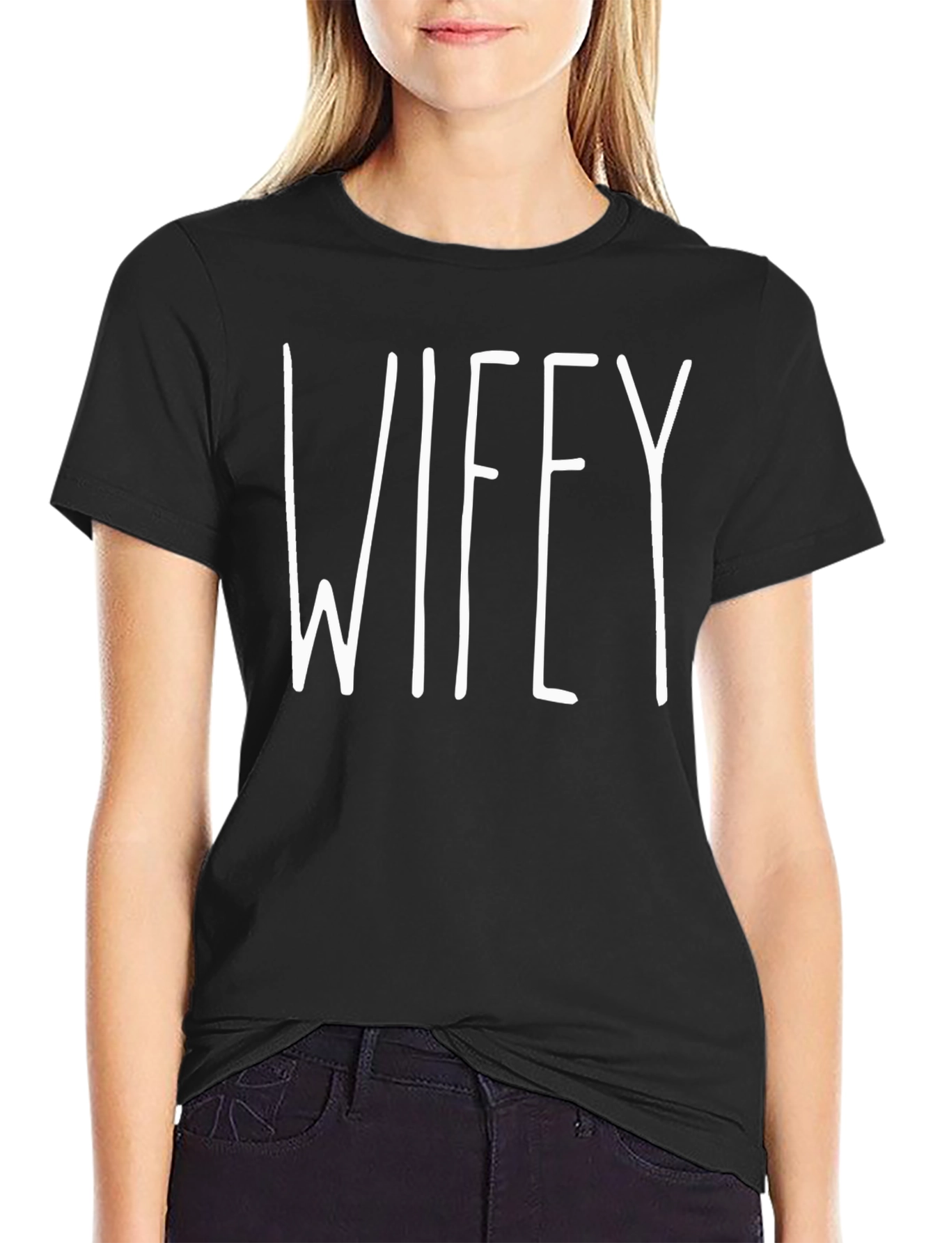 Wifey T-Shirt - Classic Black Tee