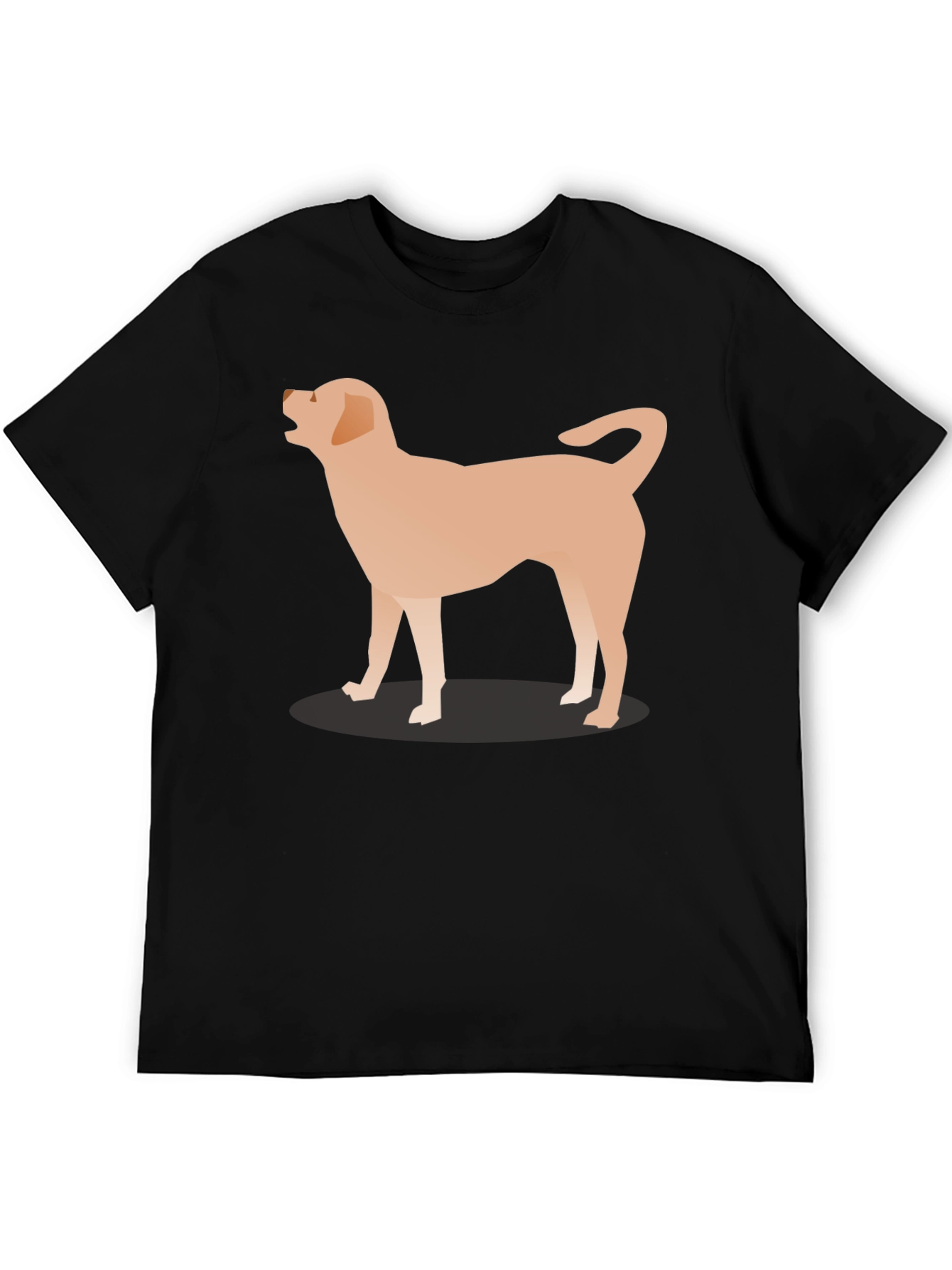 Dog Graphic T-Shirt - Mens Black Tee