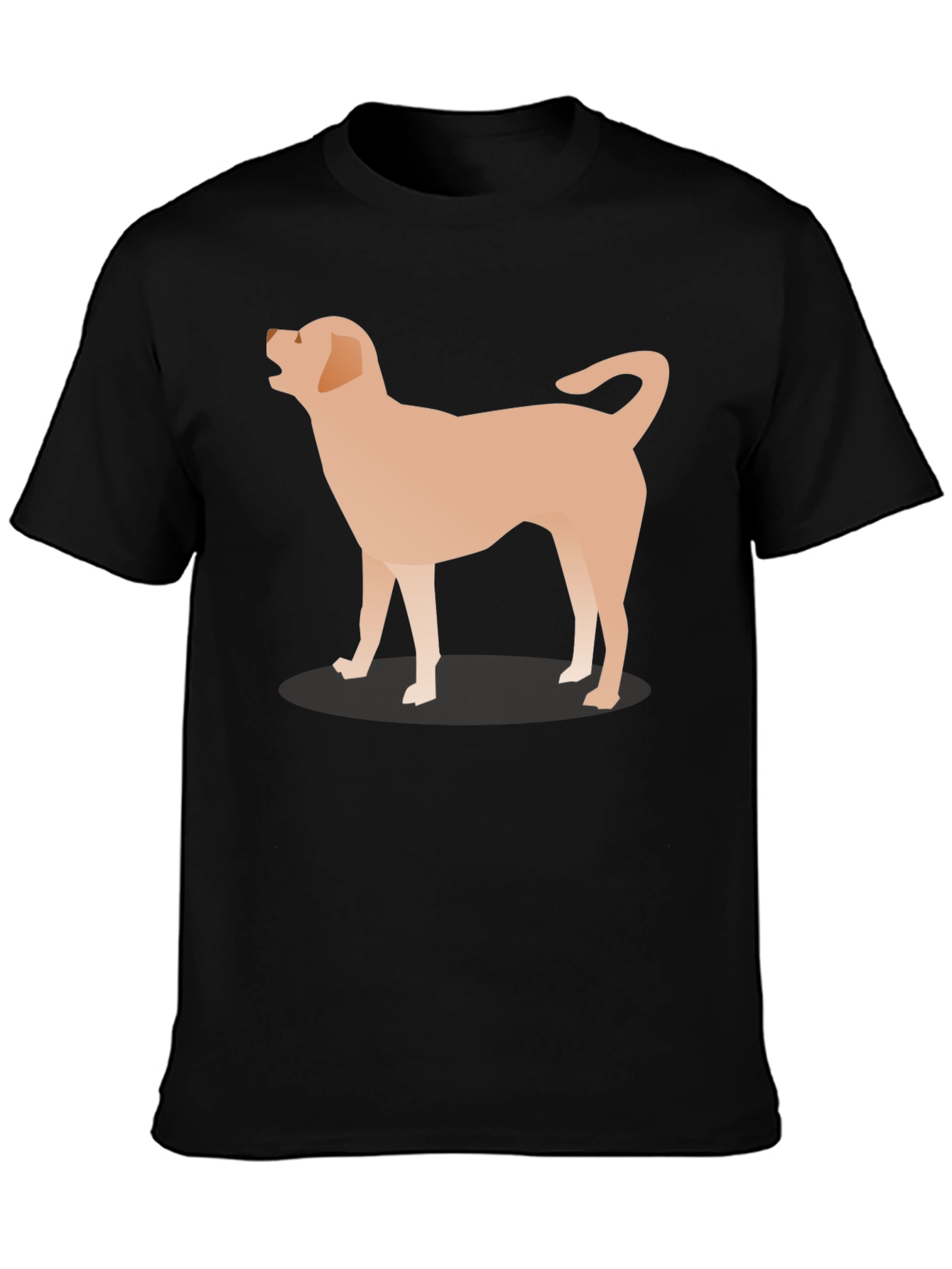 Dog Graphic T-Shirt - Mens Black Tee