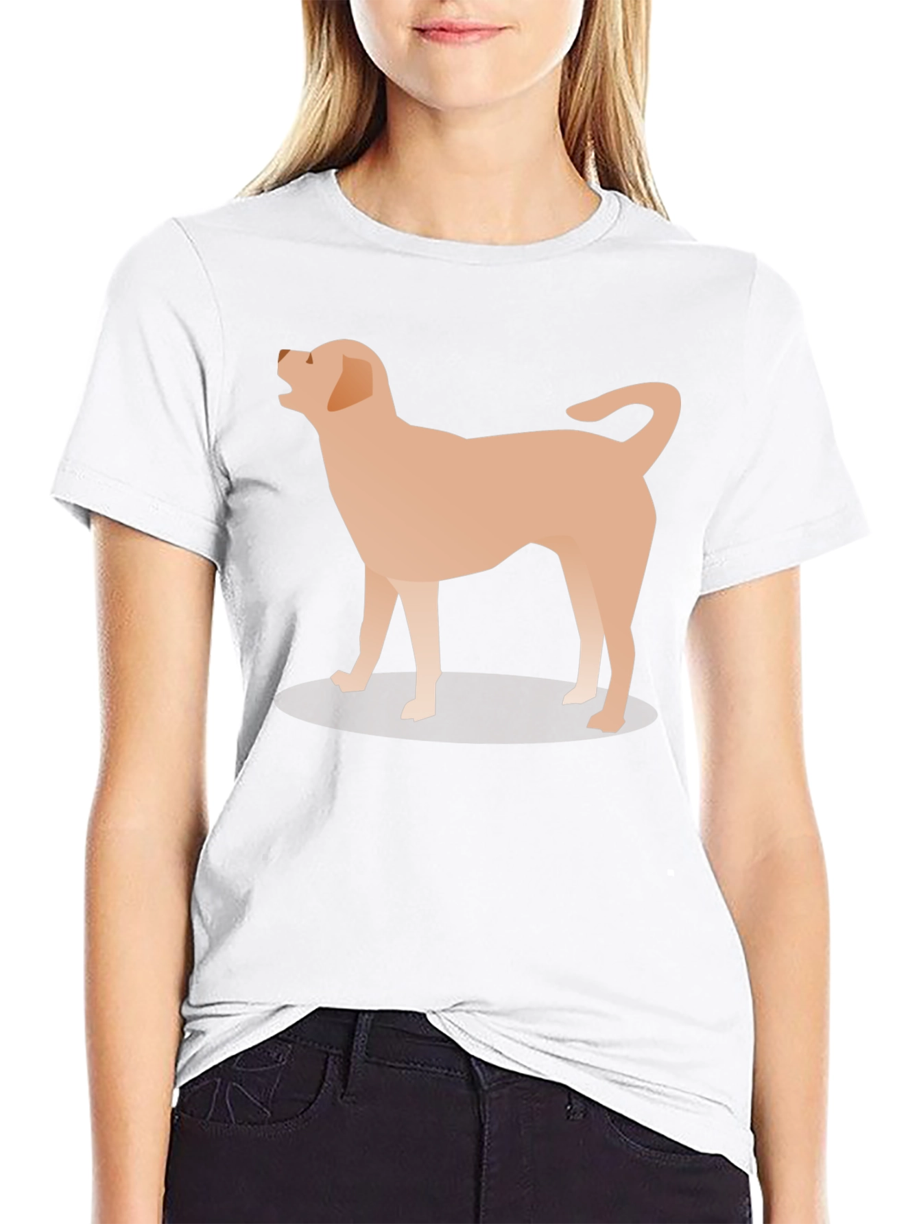 Dog Graphic T-Shirt - Mens Black Tee