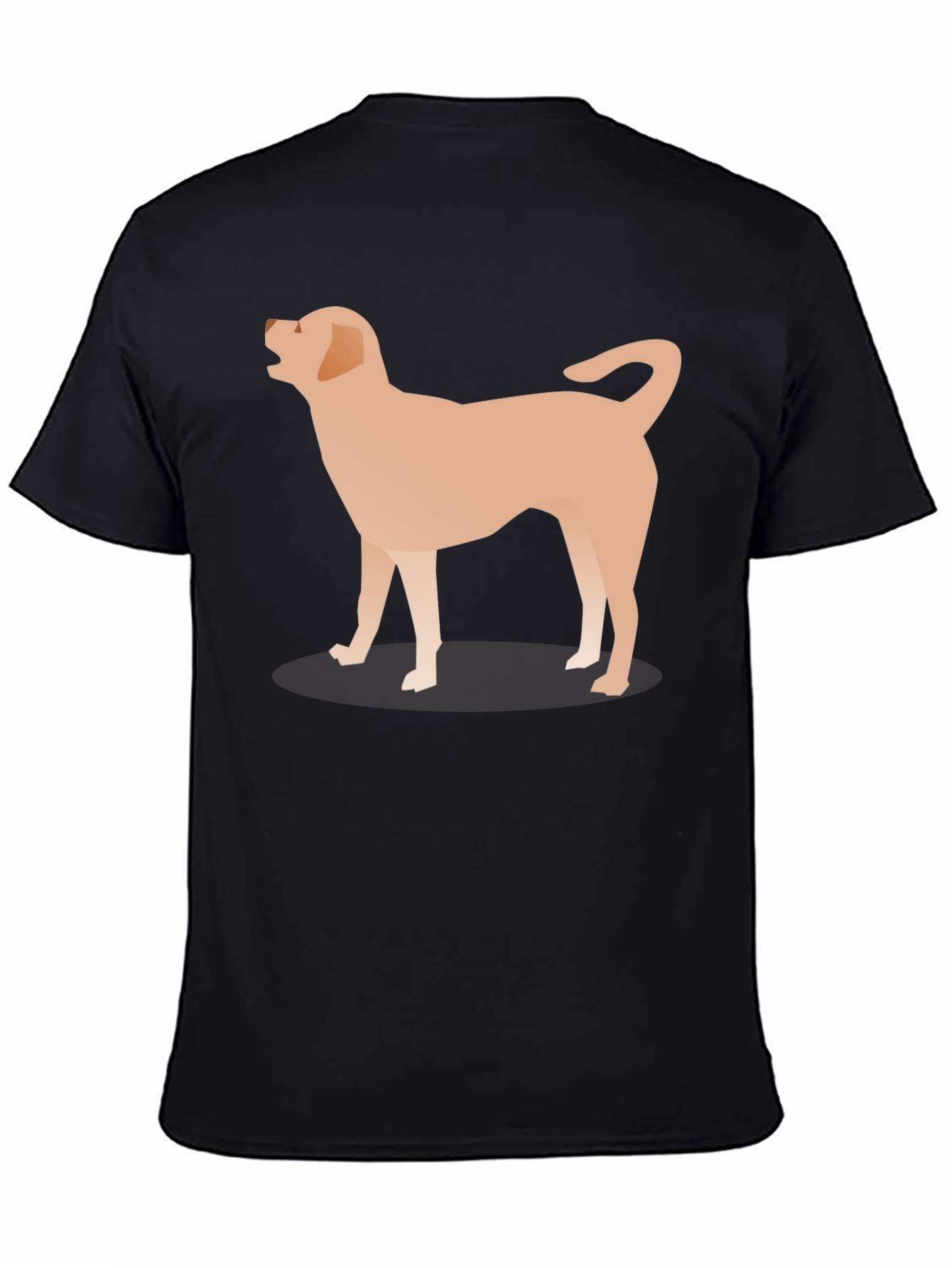 Dog Graphic T-Shirt - Mens Black Tee