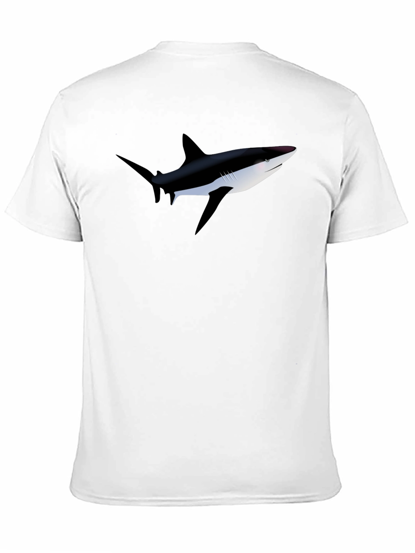 Shark Graphic Black T-Shirt - Mens Casual Wear