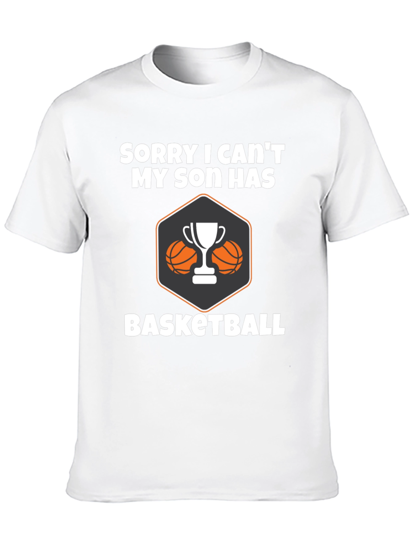 Basketball Son Graphic Tee - Black Cotton T-Shirt