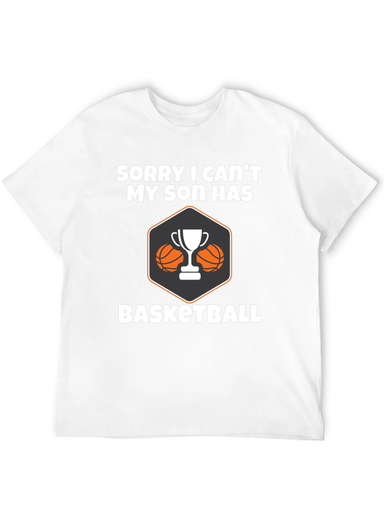 Basketball Son Graphic Tee - Black Cotton T-Shirt