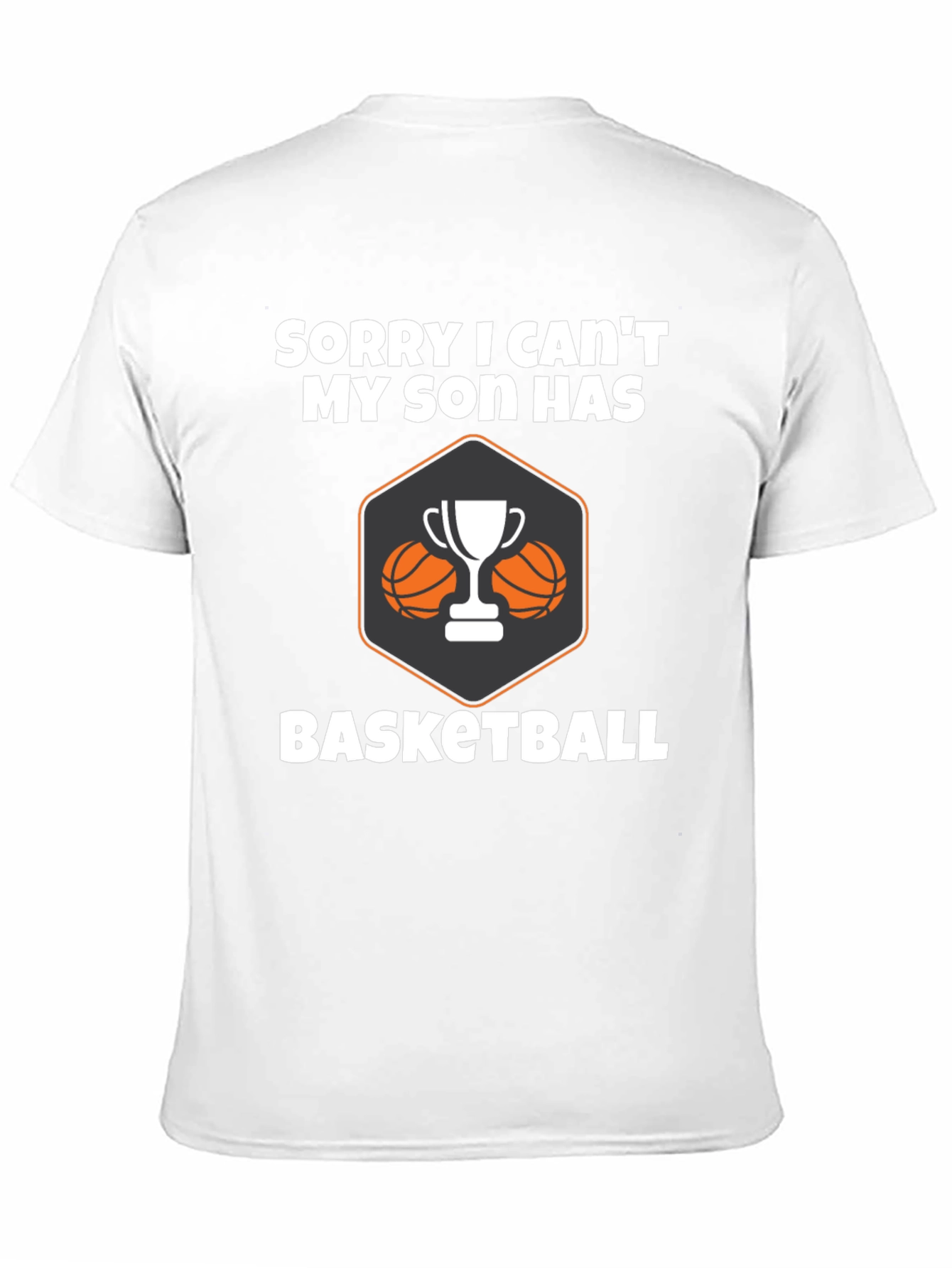 Basketball Son Graphic Tee - Black Cotton T-Shirt