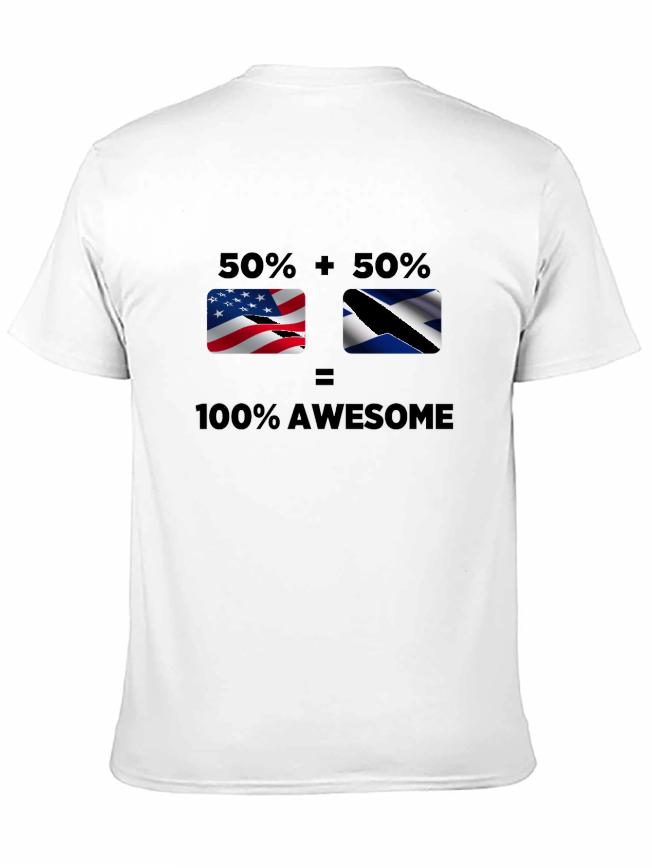 Awesome USA & Scotland Mix T-Shirt