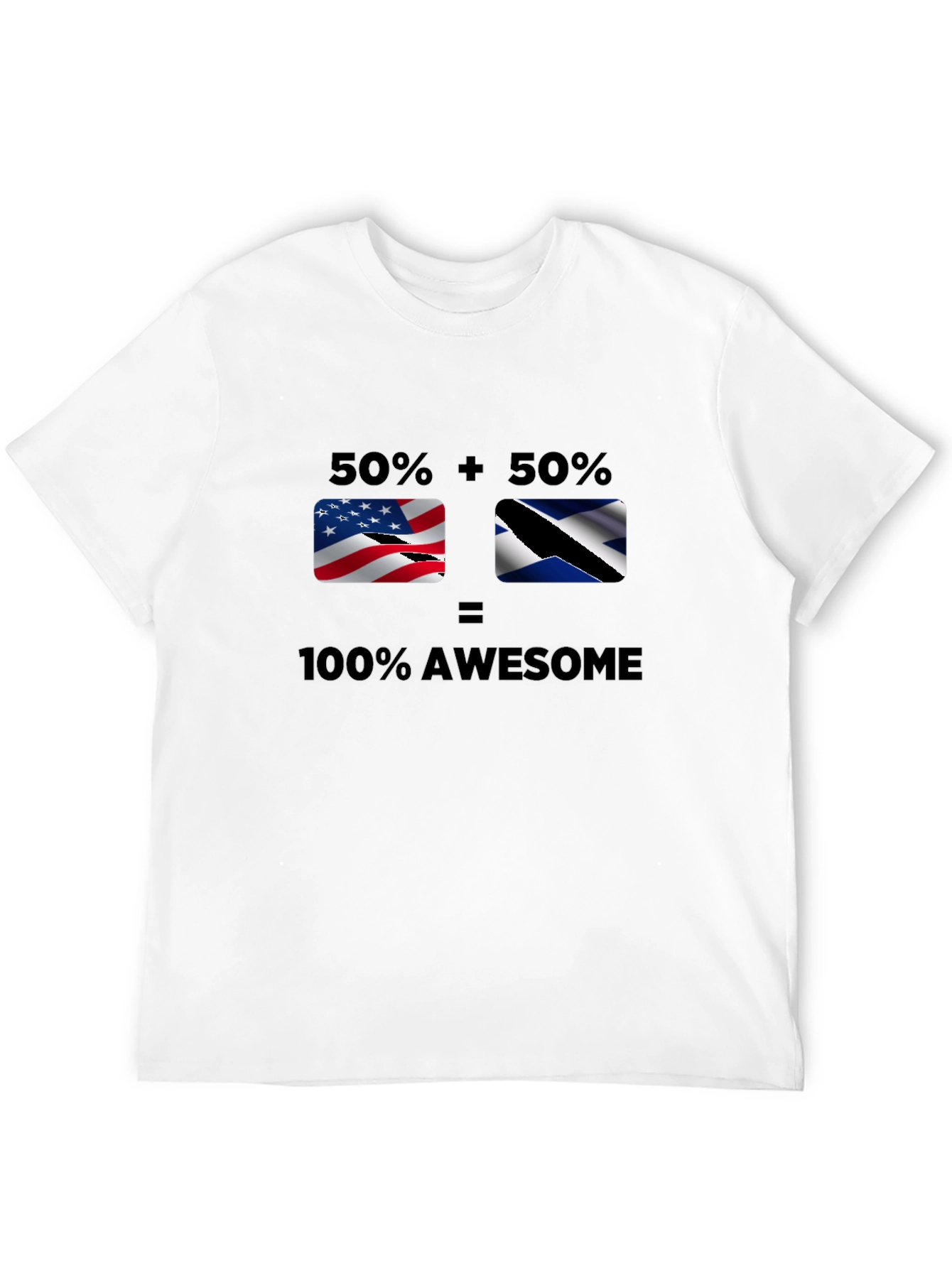 Awesome USA & Scotland Mix T-Shirt