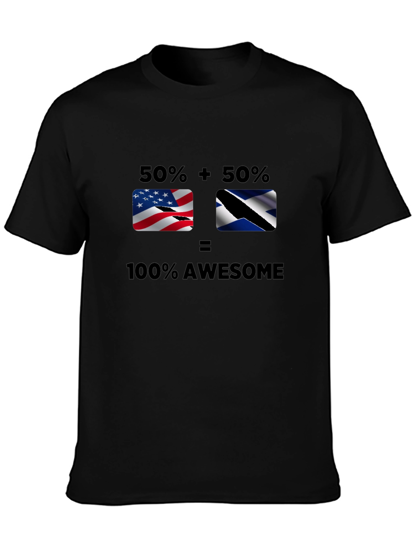 Awesome USA & Scotland Mix T-Shirt