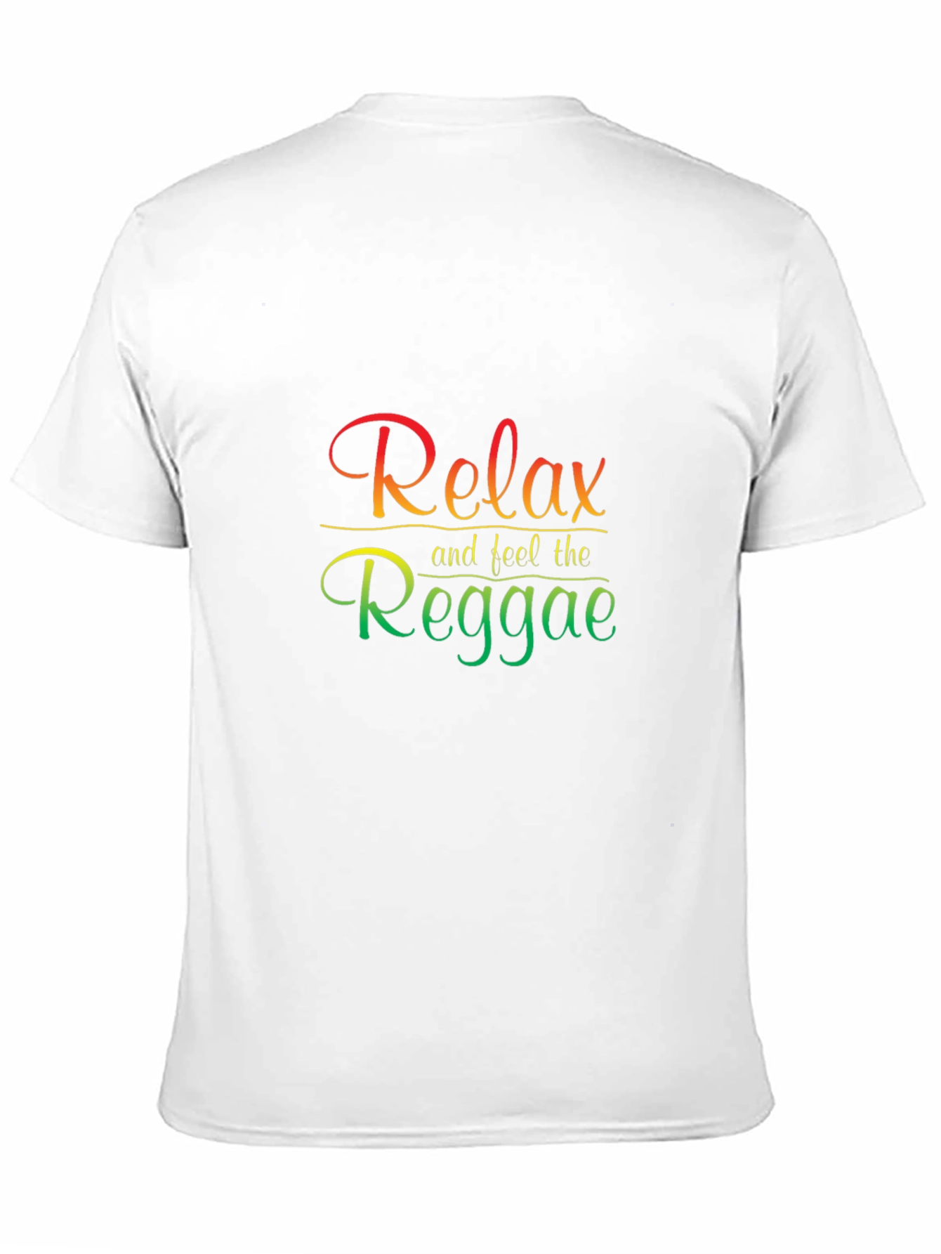 Relax and Feel the Reggae Black T-Shirt
