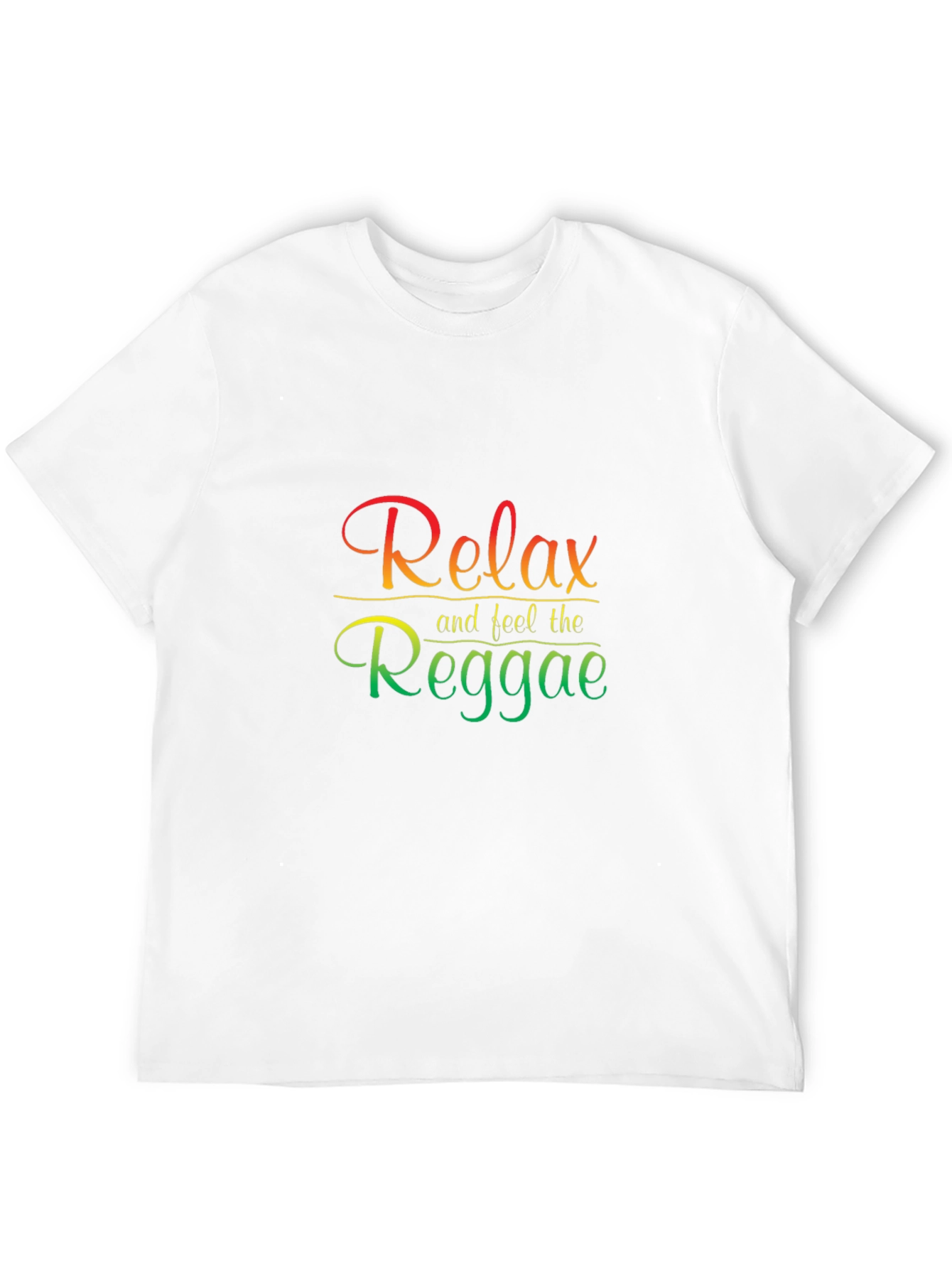 Relax and Feel the Reggae Black T-Shirt