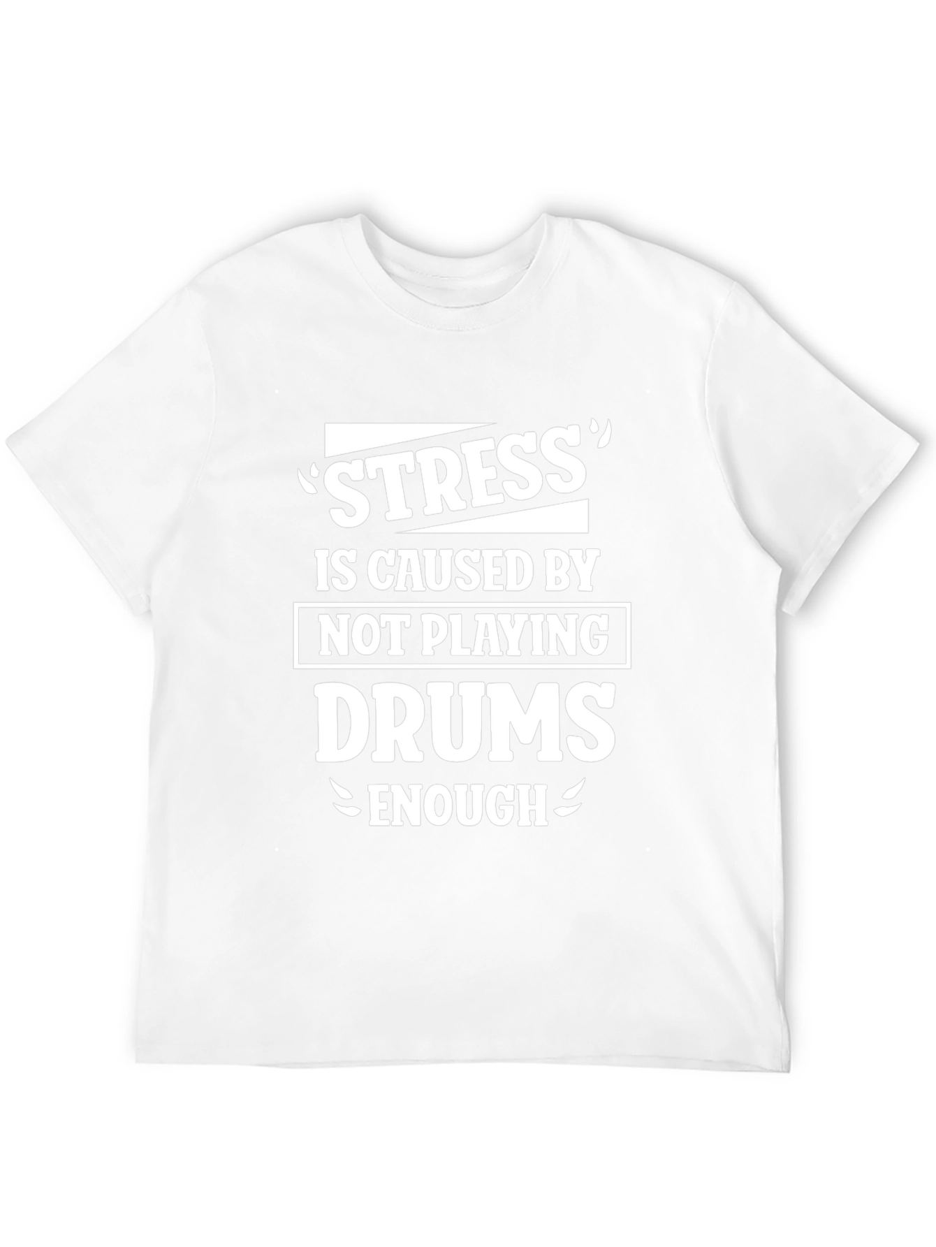 Stress Drums Funny Graphic Tee