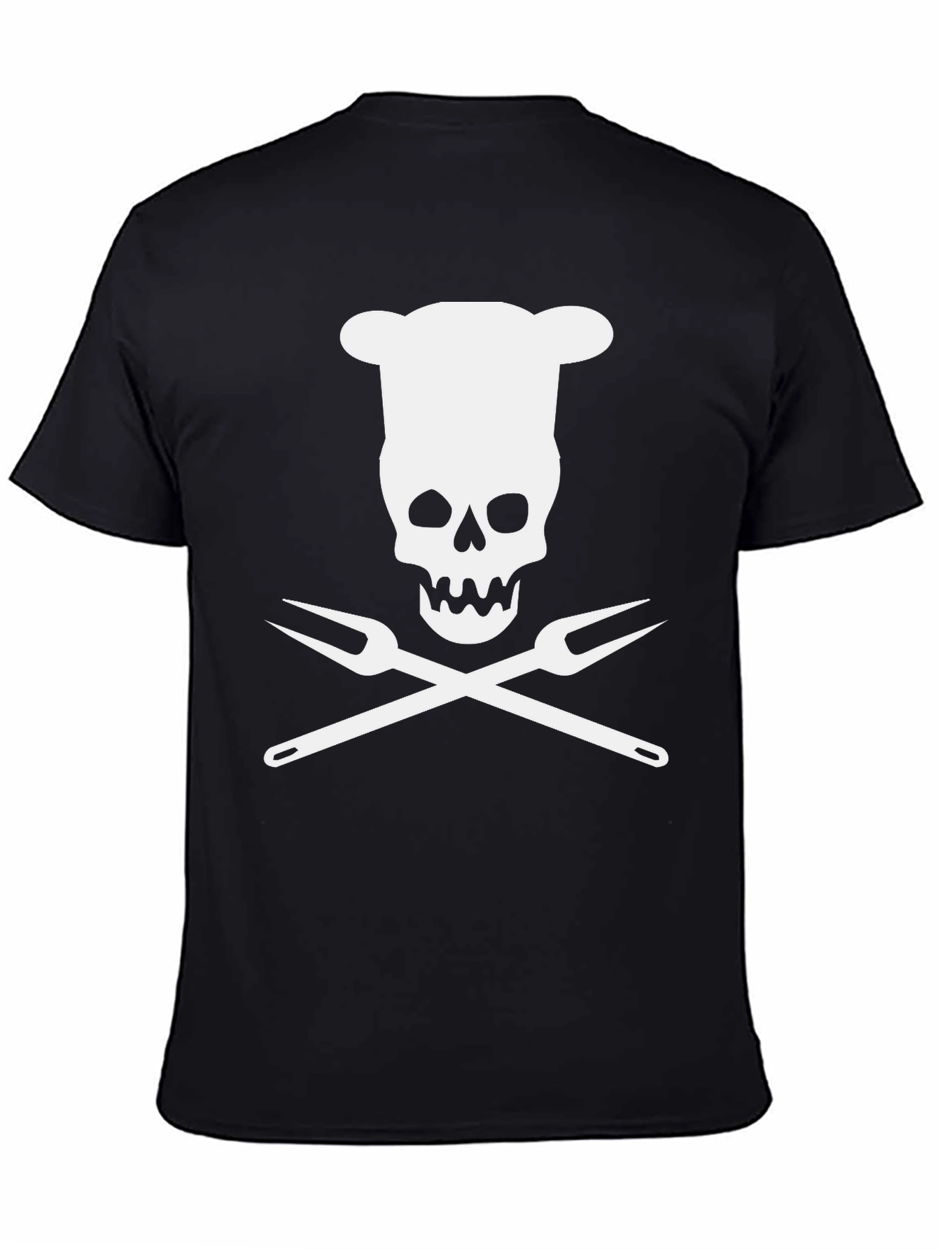 Chef Skull T-Shirt - Culinary Pirate Design