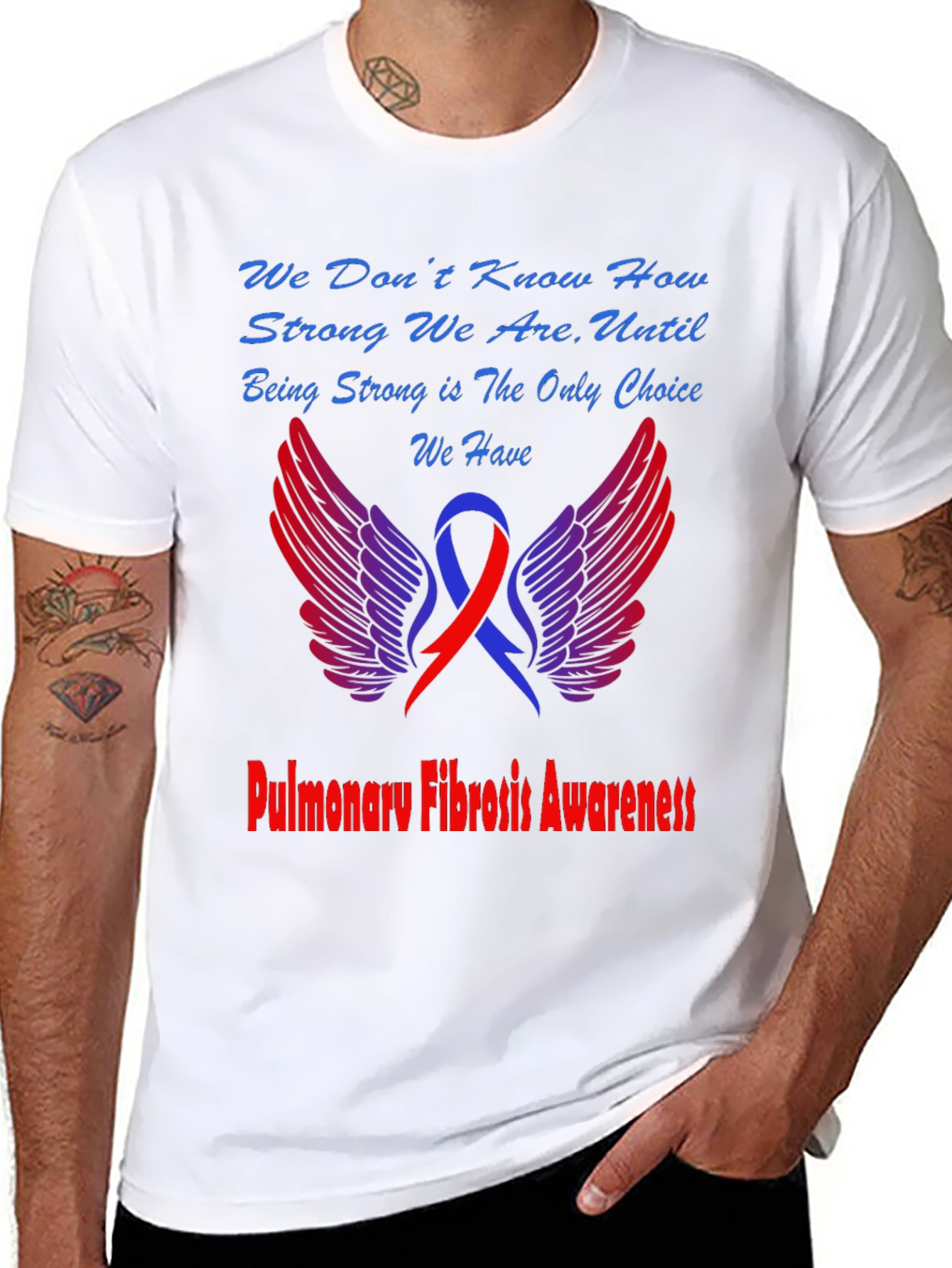 Pulmonary Fibrosis Awareness T-Shirt