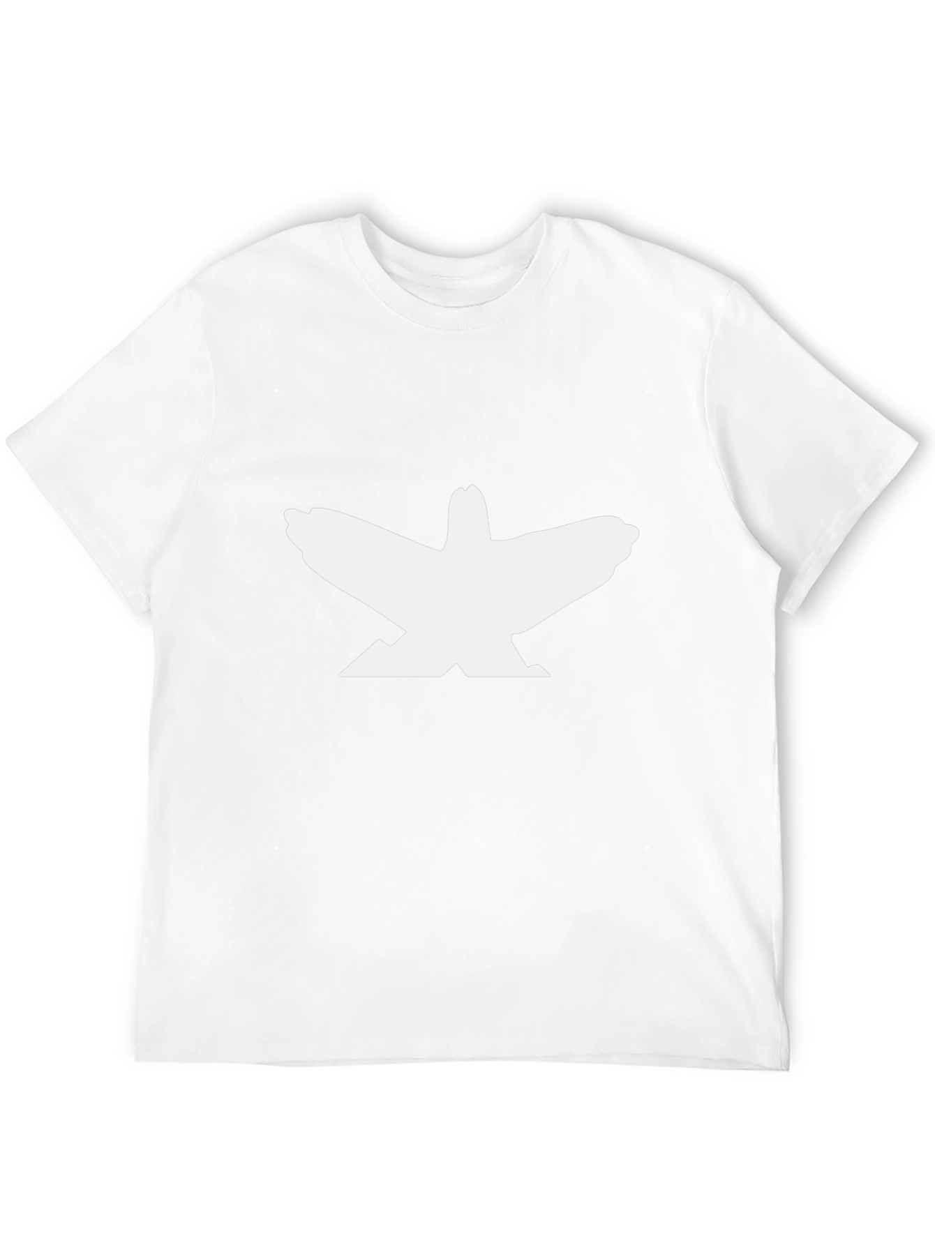 Black T-Shirt with Bird Graphic