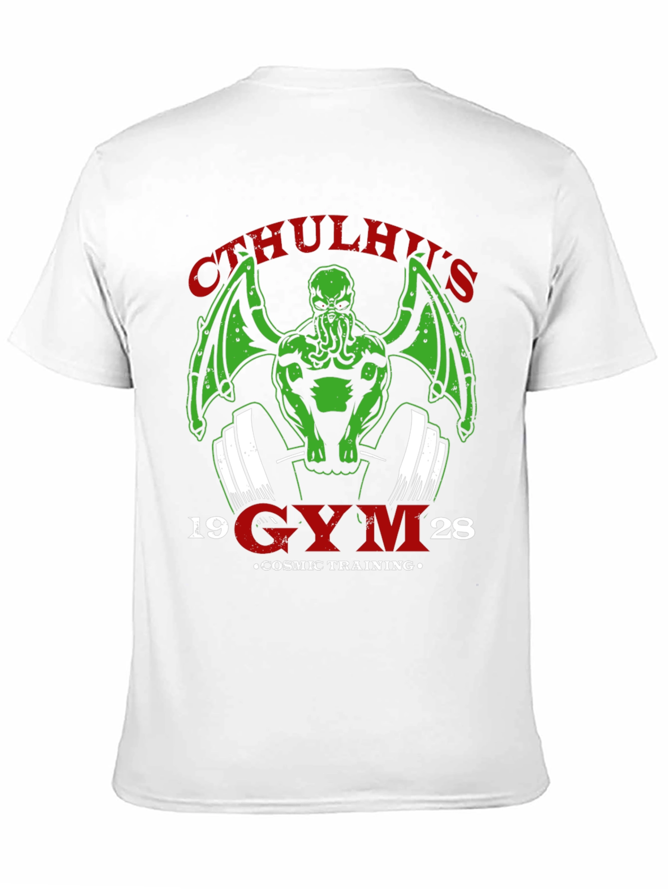 Cthulhus Gym Black T-Shirt: Cosmic Training Apparel