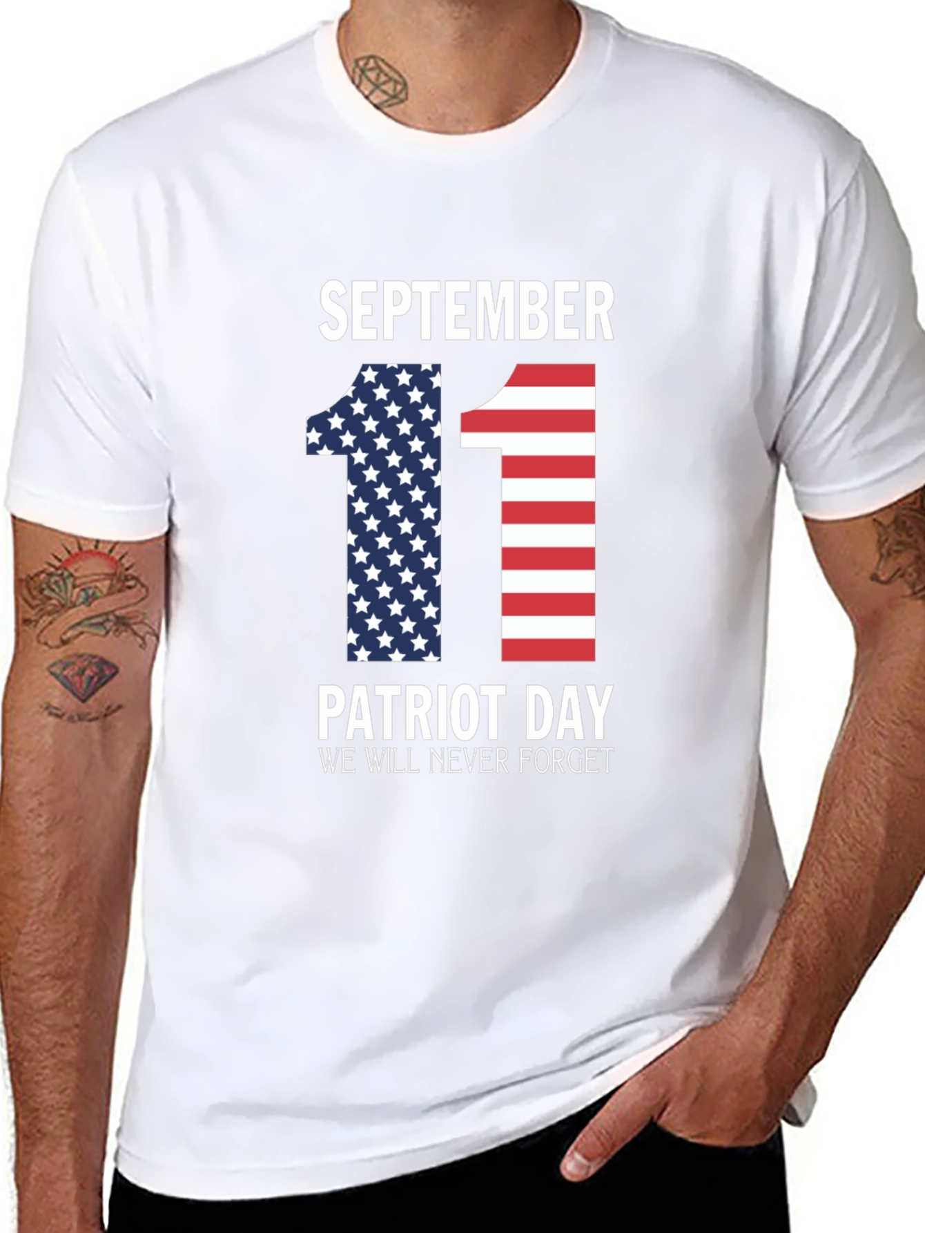 September 11 Patriot Day Never Forget T-Shirt
