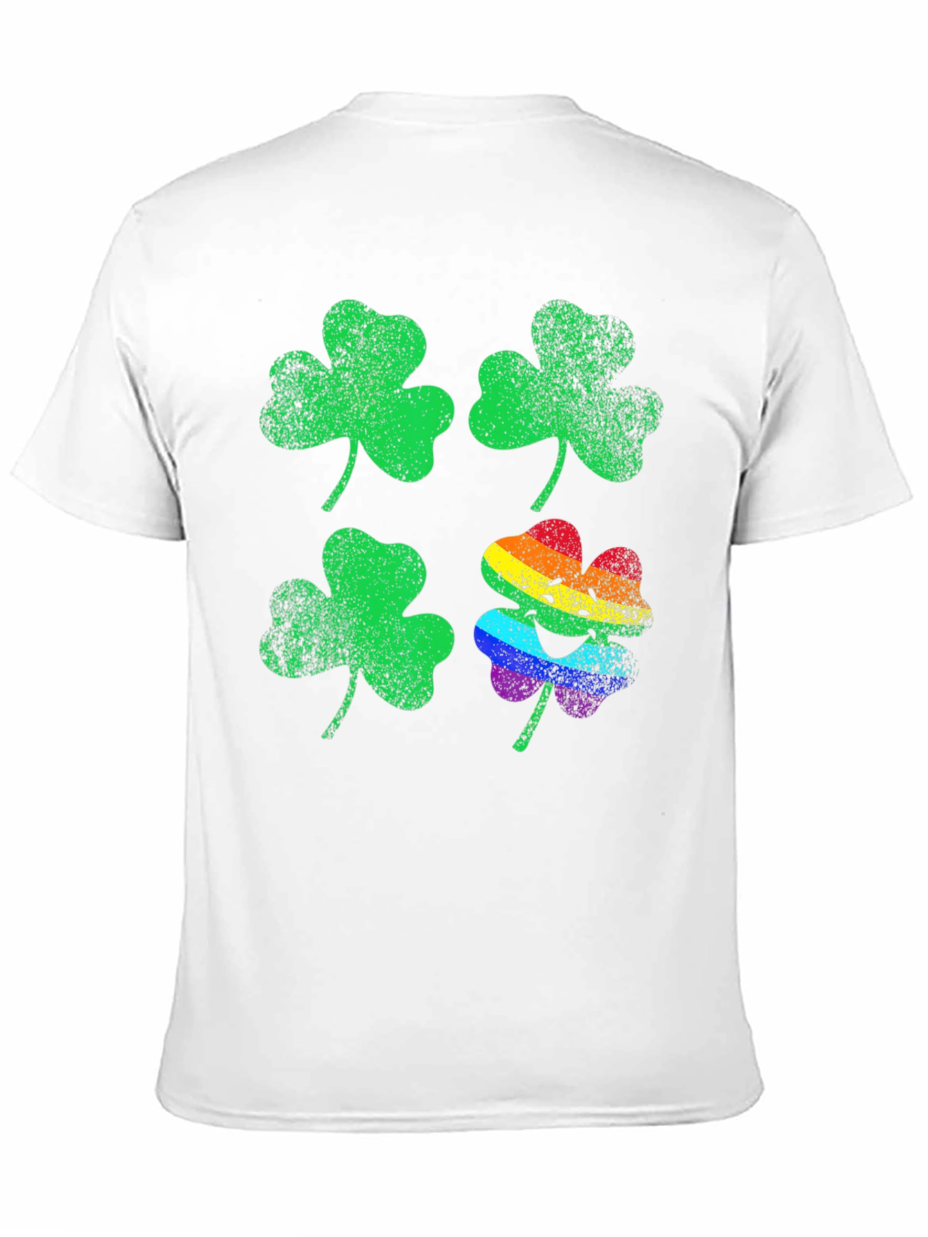 St. Patricks Day Rainbow Shamrock T-Shirt
