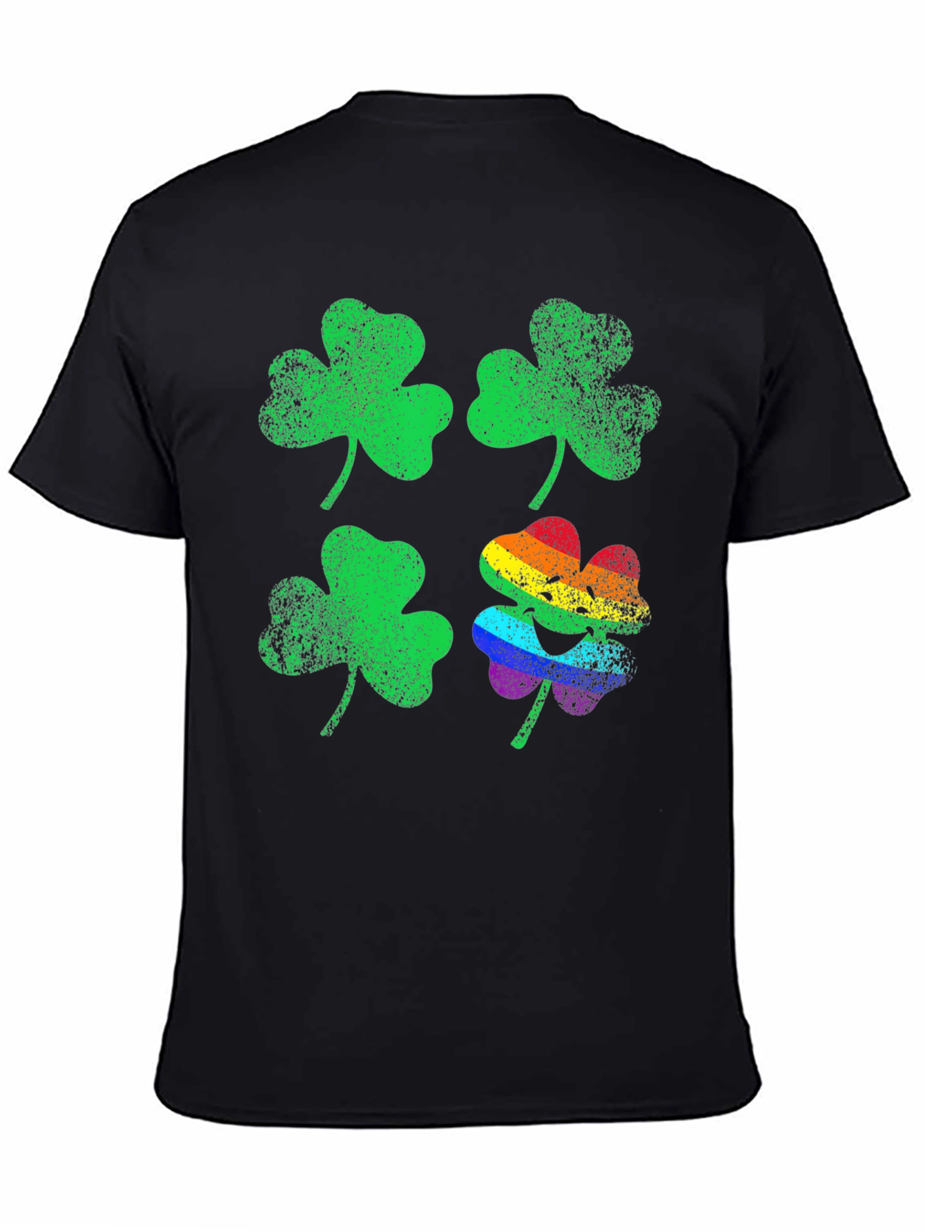 St. Patricks Day Rainbow Shamrock T-Shirt