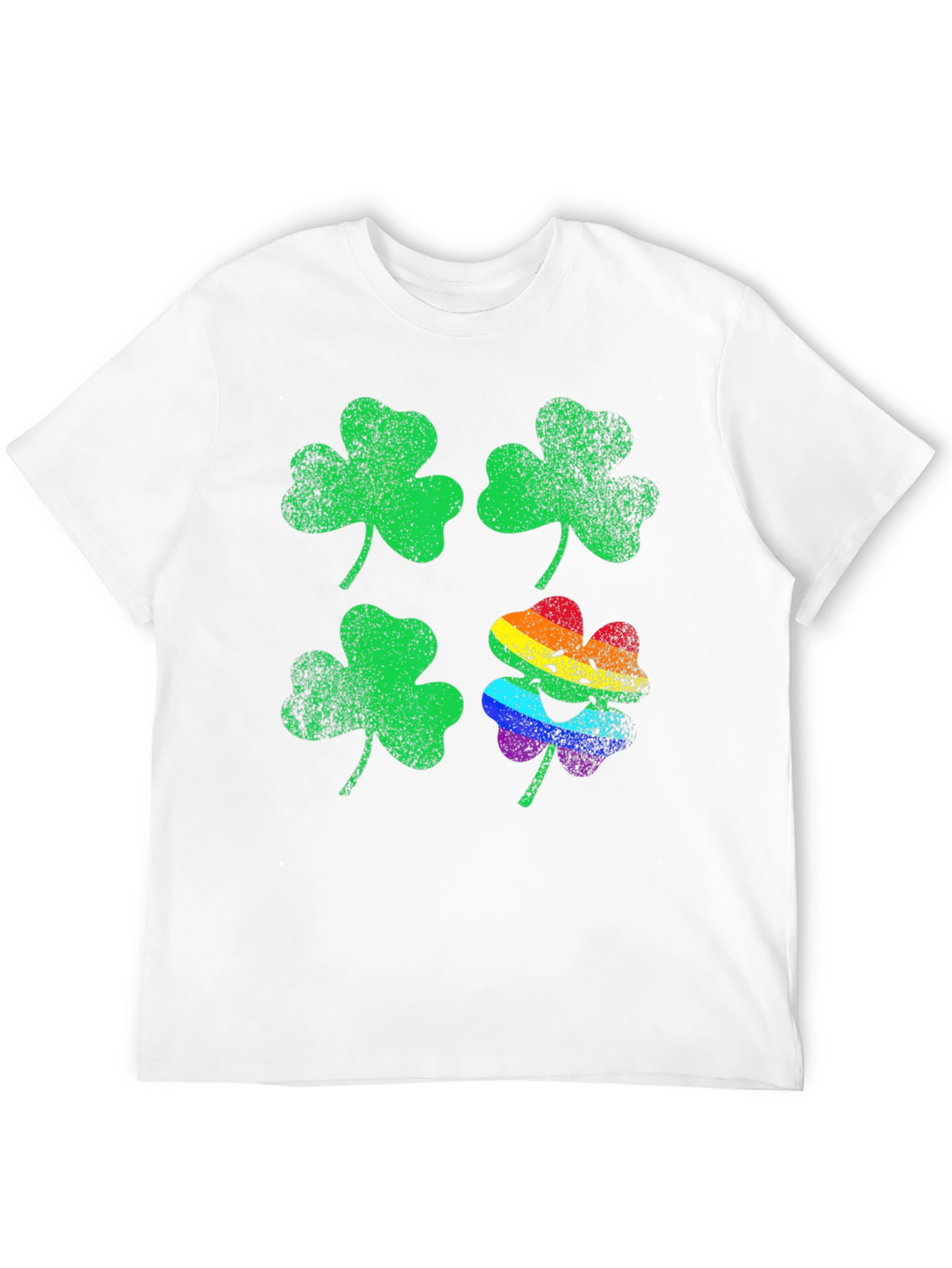 St. Patricks Day Rainbow Shamrock T-Shirt