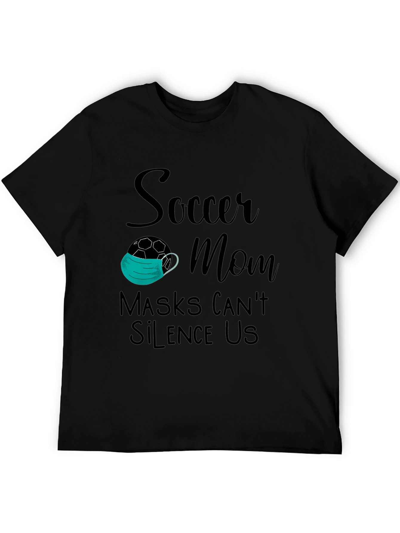 Soccer Mom Masks Cant Silence Us T-Shirt