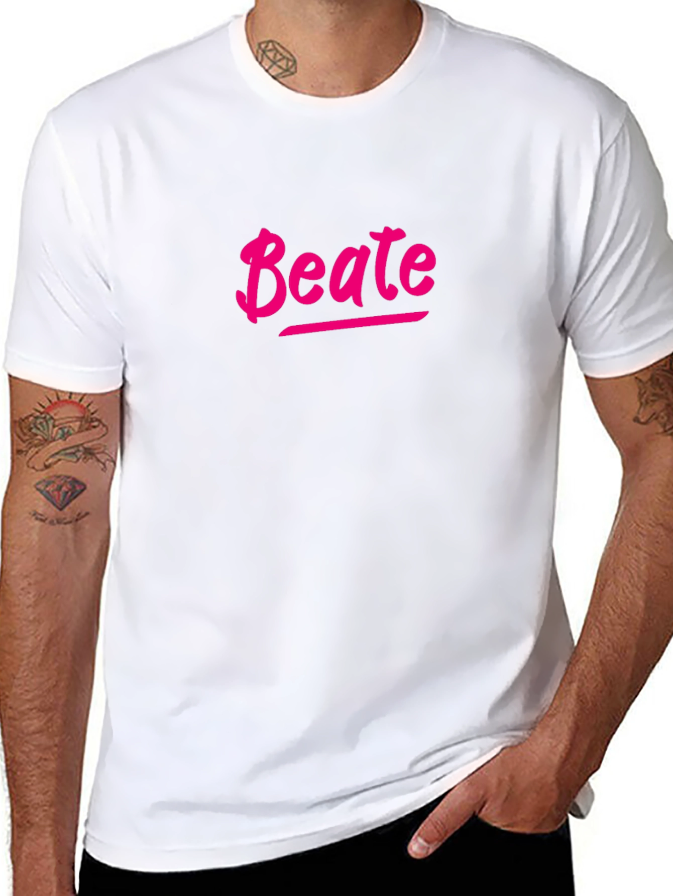 Beate Graphic Tee - Trendy Personalized T-Shirt