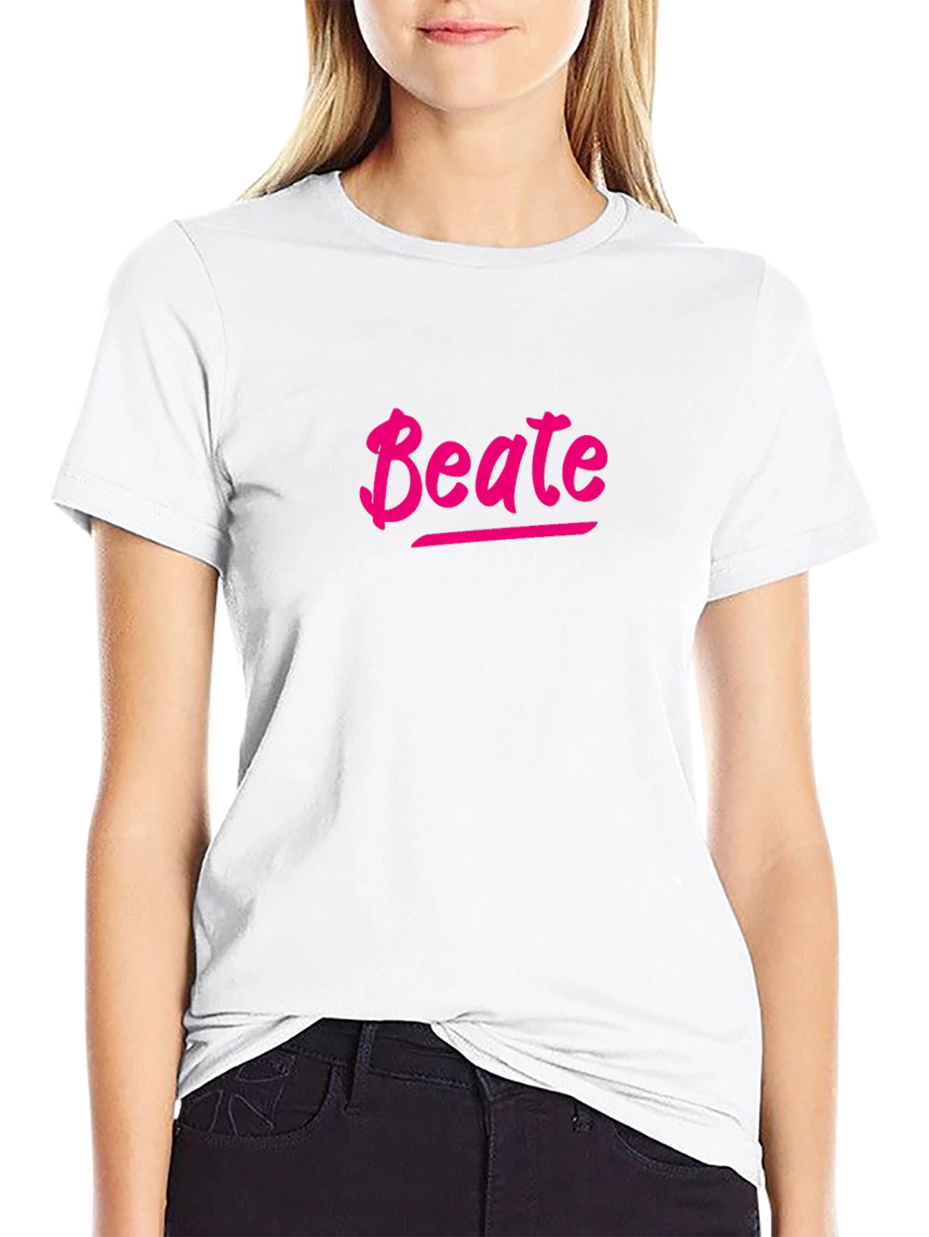 Beate Graphic Tee - Trendy Personalized T-Shirt