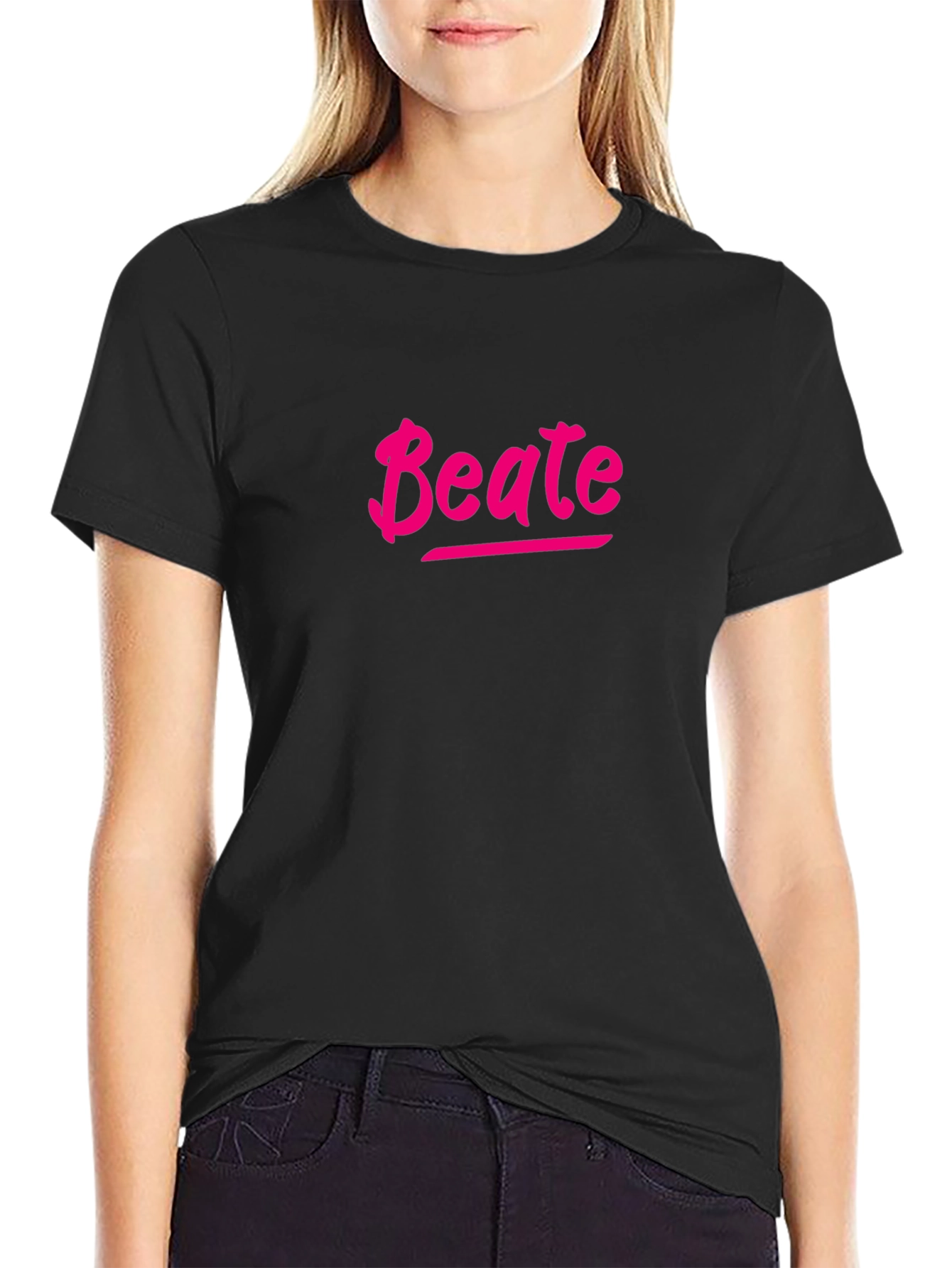 Beate Graphic Tee - Trendy Personalized T-Shirt