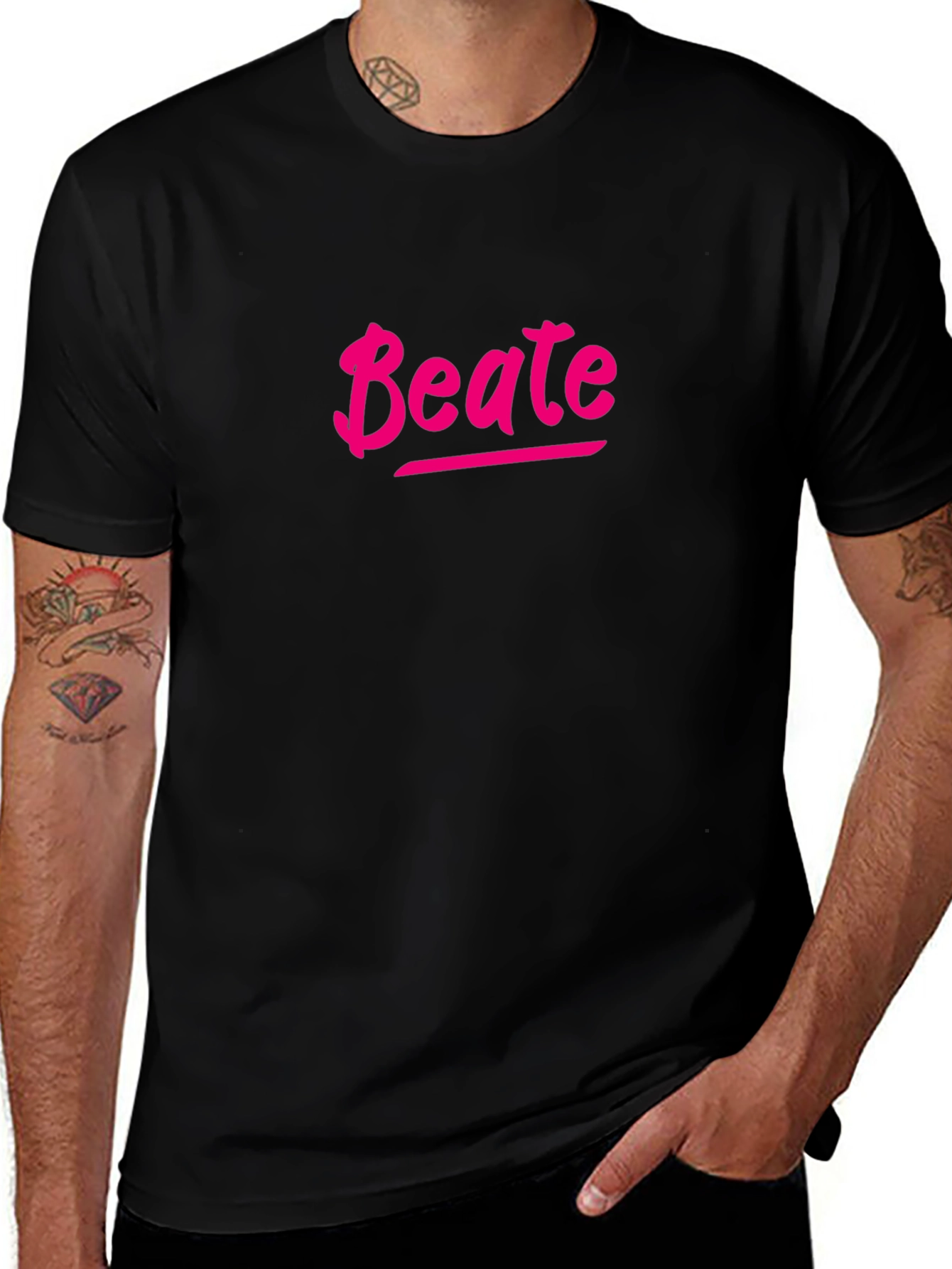 Beate Graphic Tee - Trendy Personalized T-Shirt