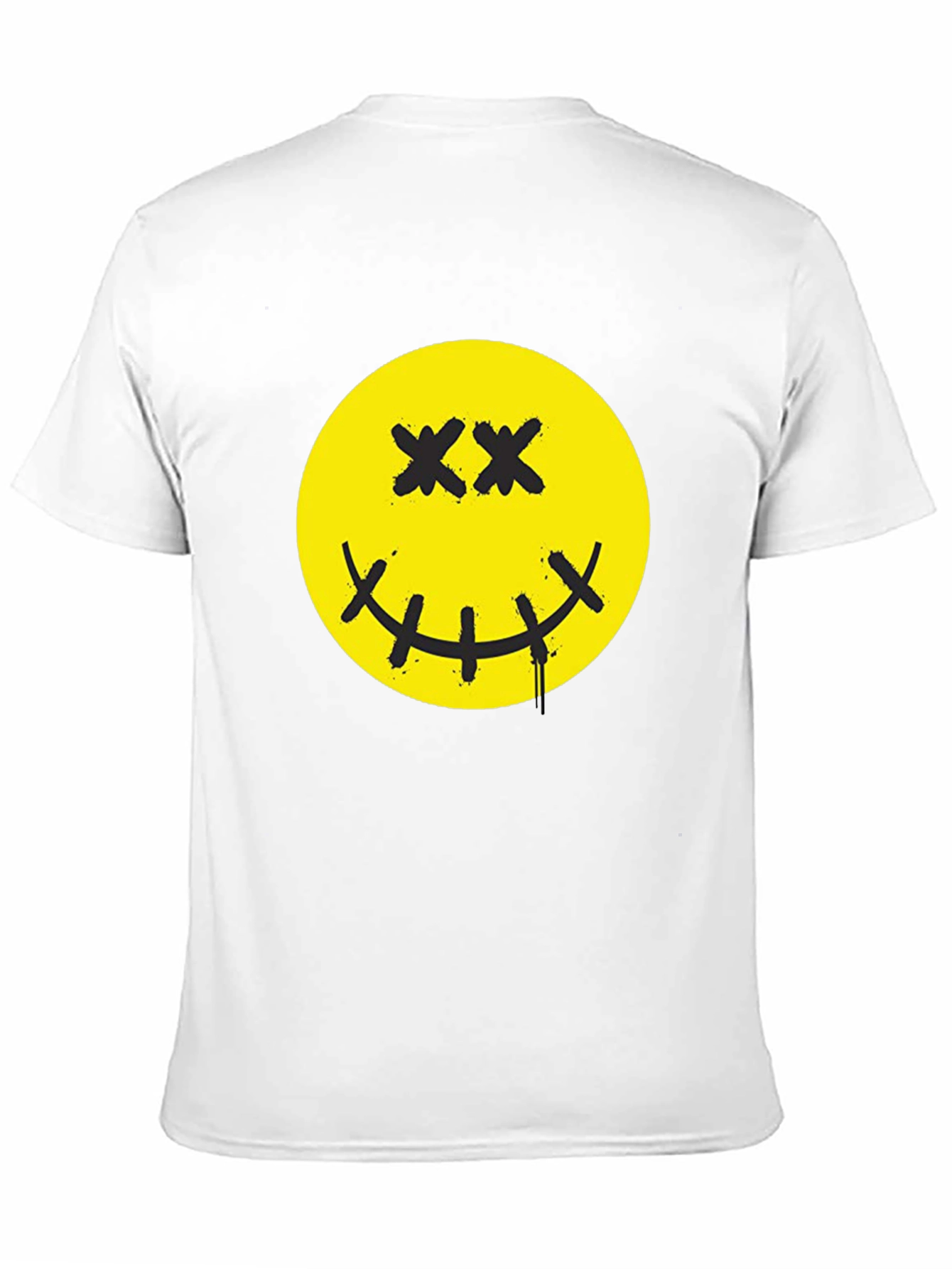 Smiley Face Graphic Print T-Shirt