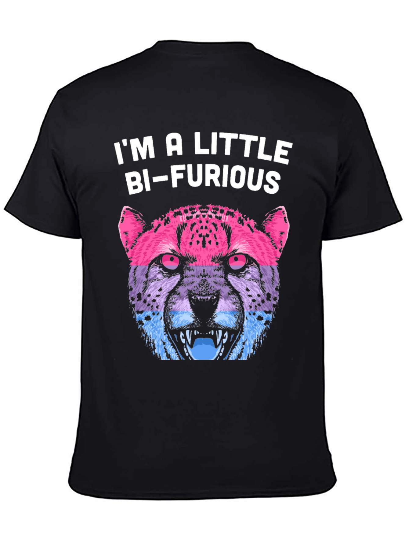 Bi-Furious Graphic T-Shirt - LGBTQ+ Pride