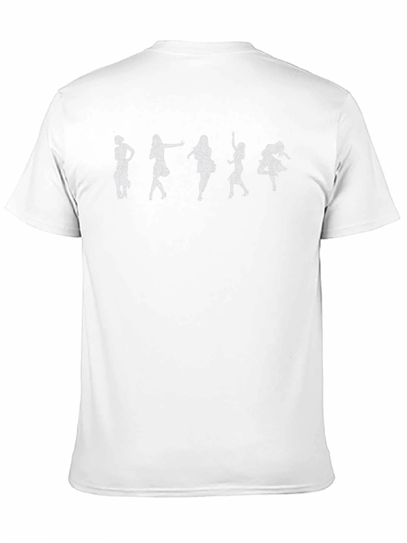 Dancing Figures Graphic Black T-Shirt