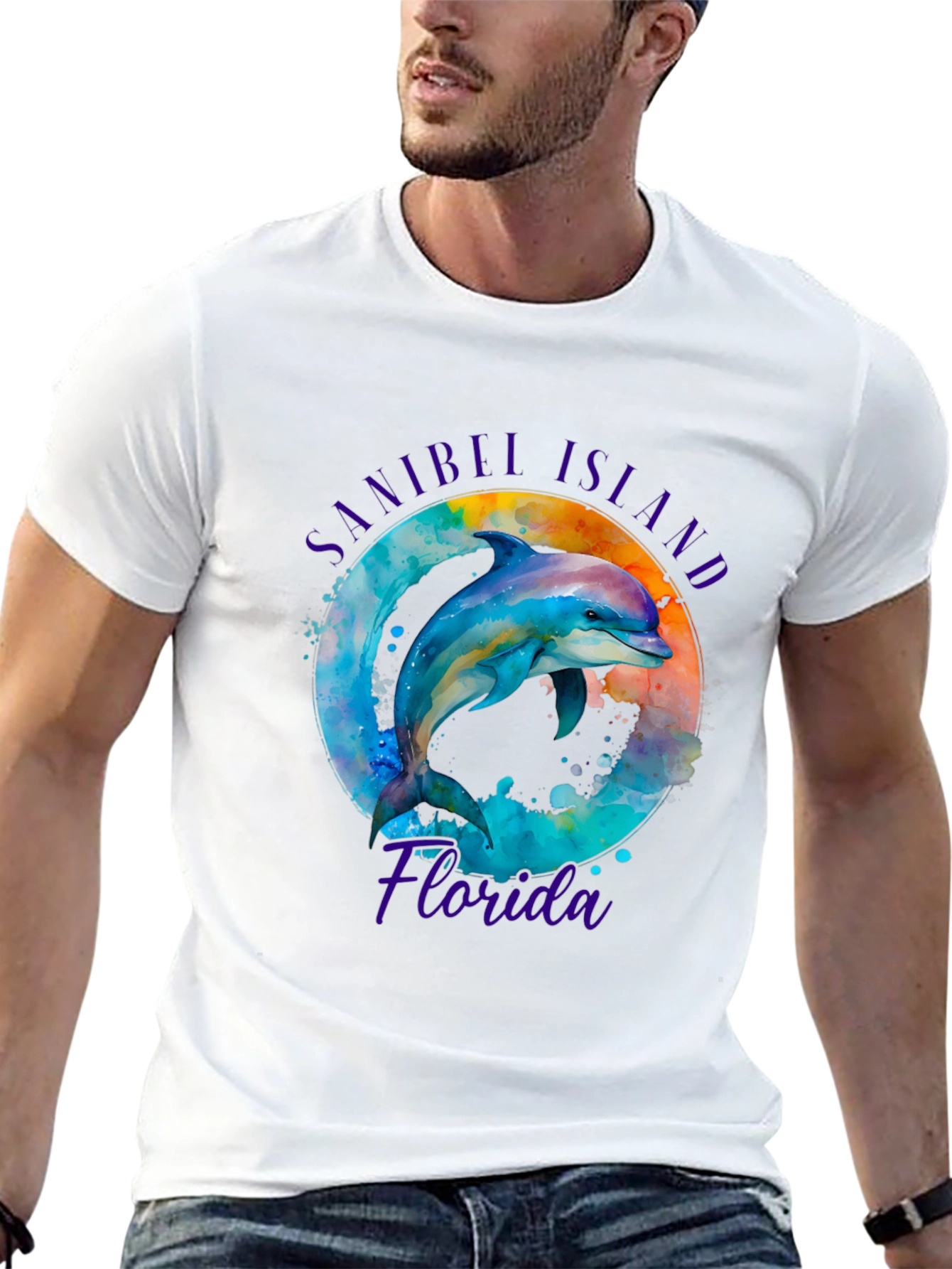 Sanibel Island Dolphin T-Shirt