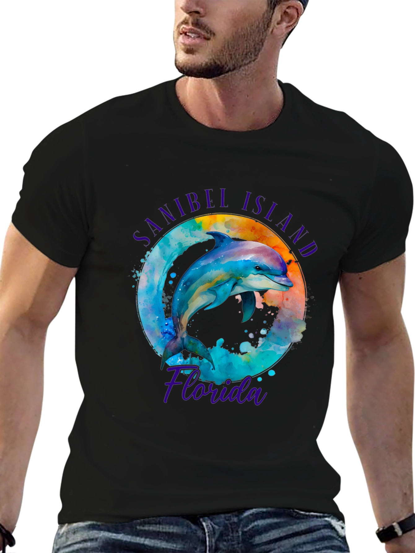 Sanibel Island Dolphin T-Shirt