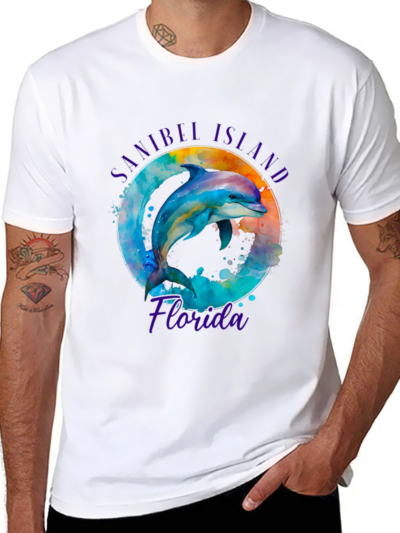 Sanibel Island Dolphin T-Shirt