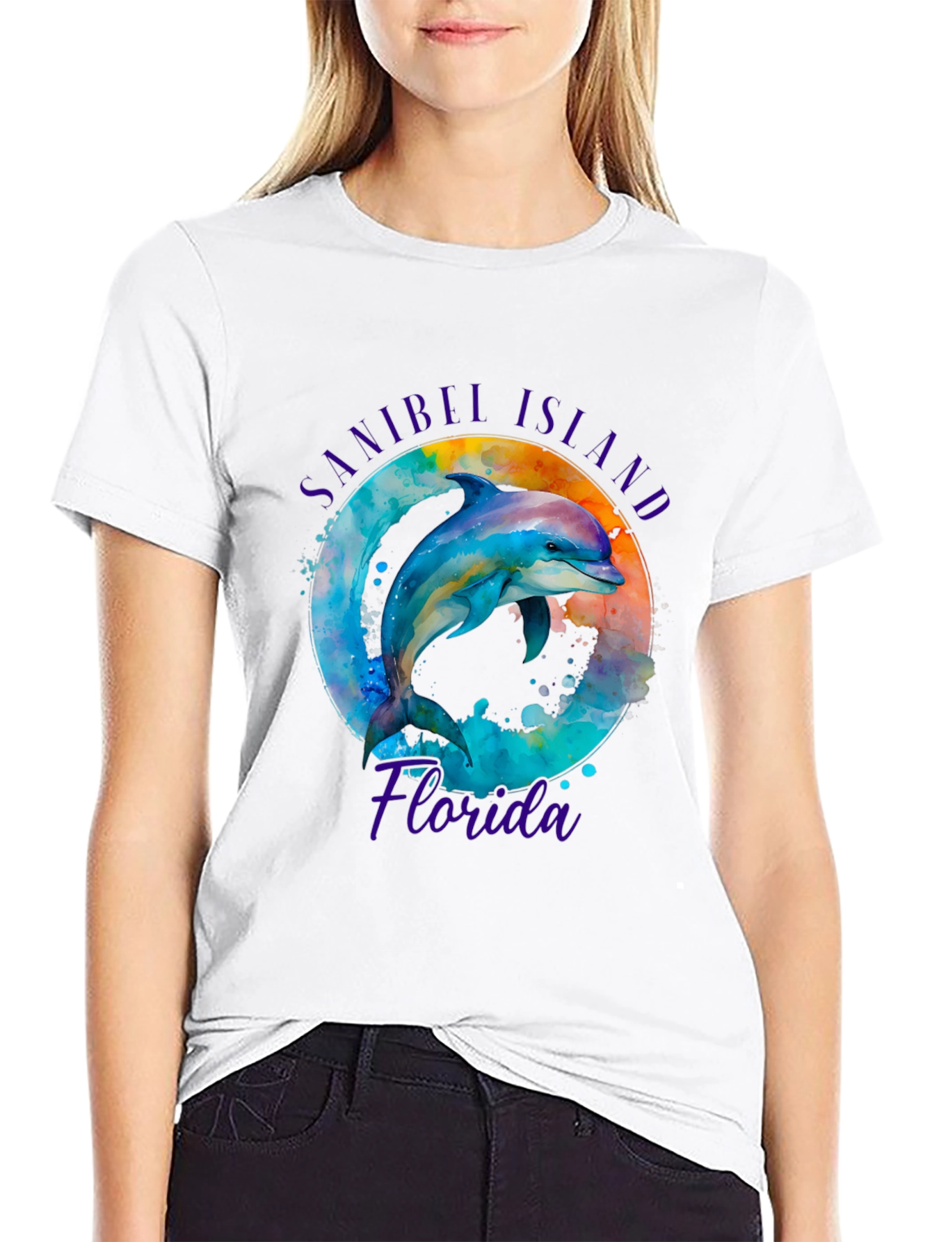 Sanibel Island Dolphin T-Shirt
