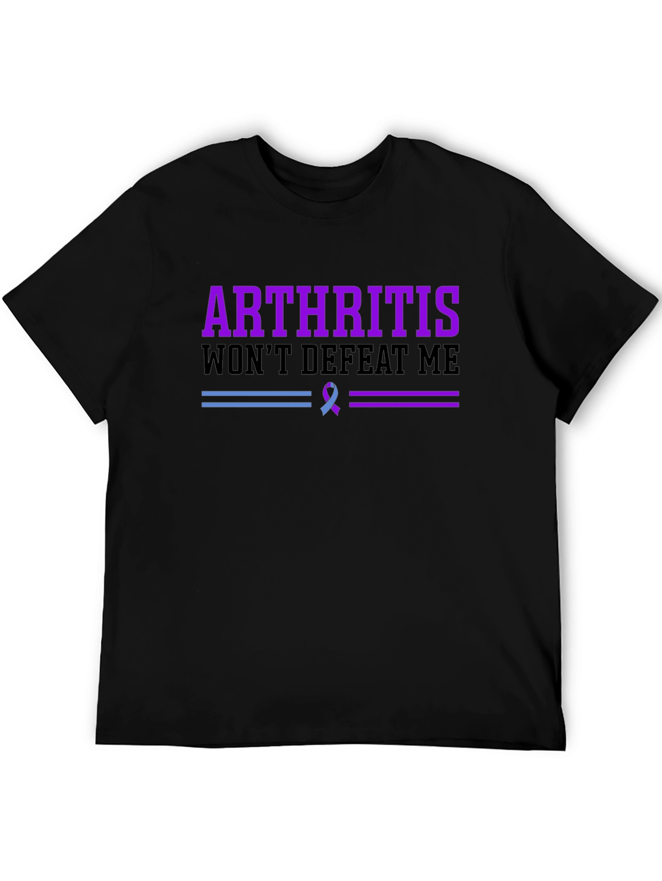 Arthritis Awareness T-Shirt - Wont Defeat Me!