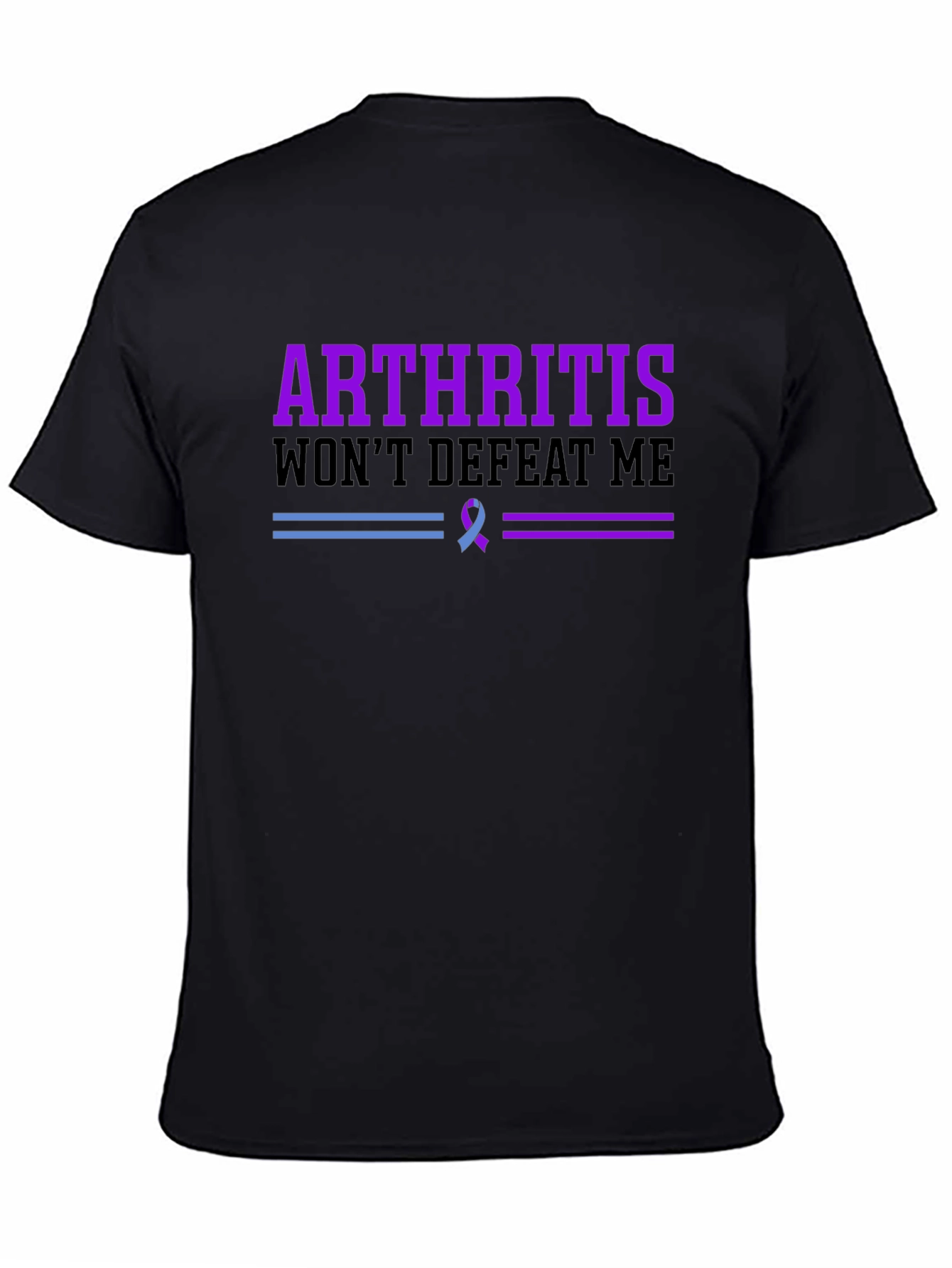 Arthritis Awareness T-Shirt - Wont Defeat Me!