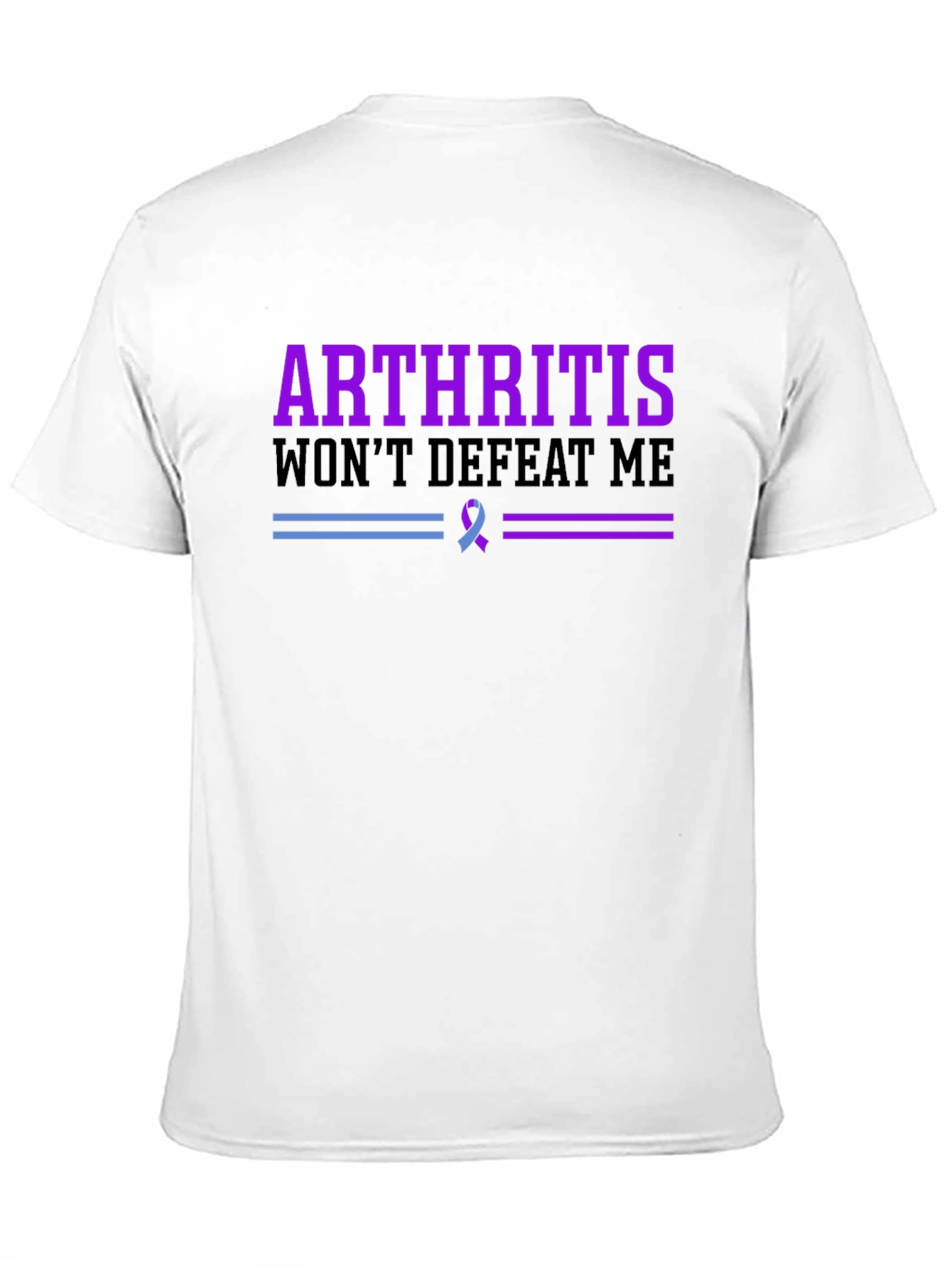 Arthritis Awareness T-Shirt - Wont Defeat Me!